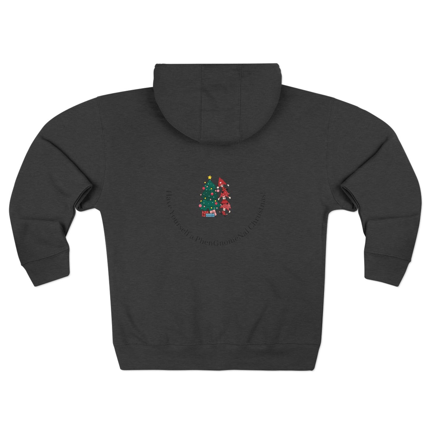 Gnomes Zip Hoodie - PhenGnomeNal Christmas Design