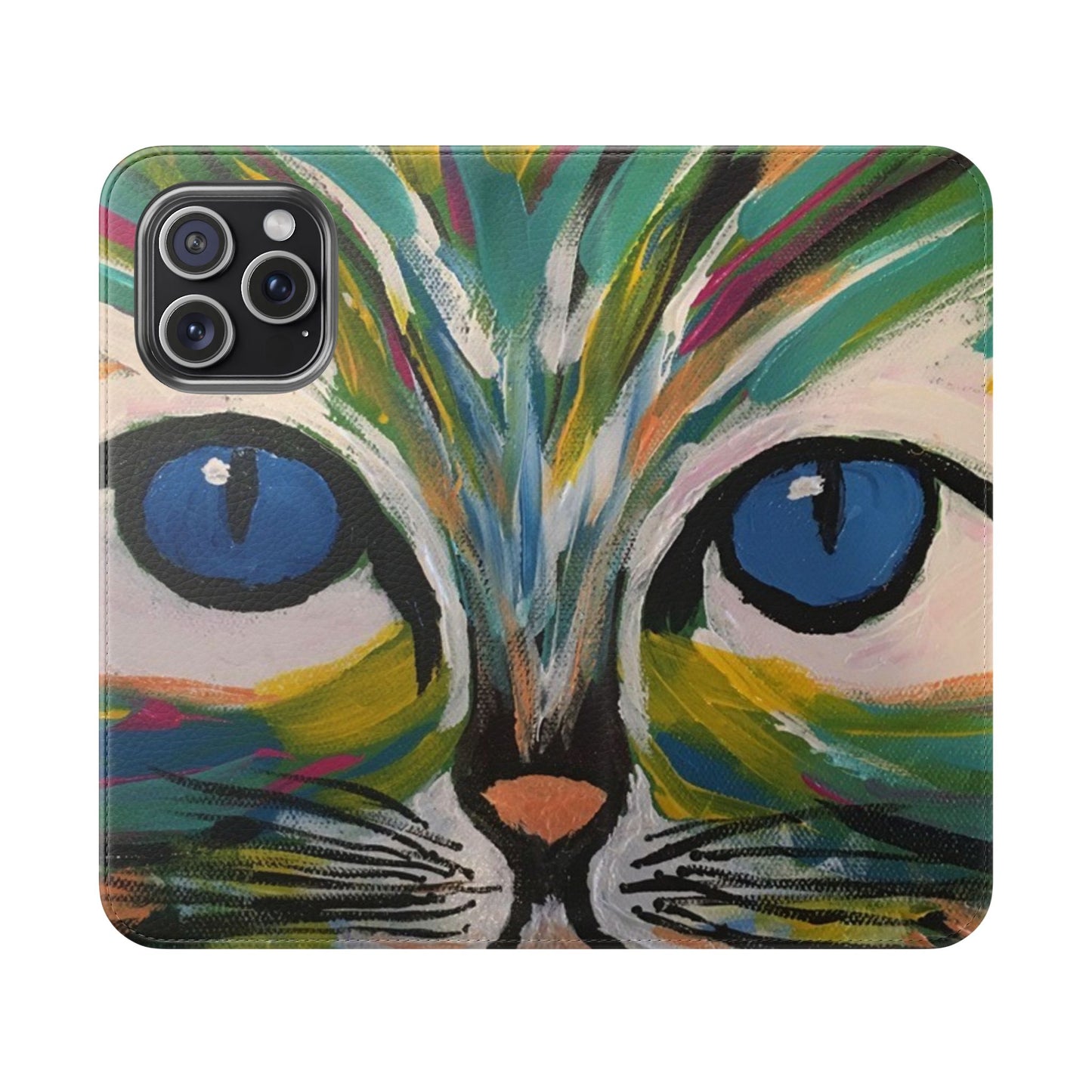 Flip Case-Blue Eyed Cat