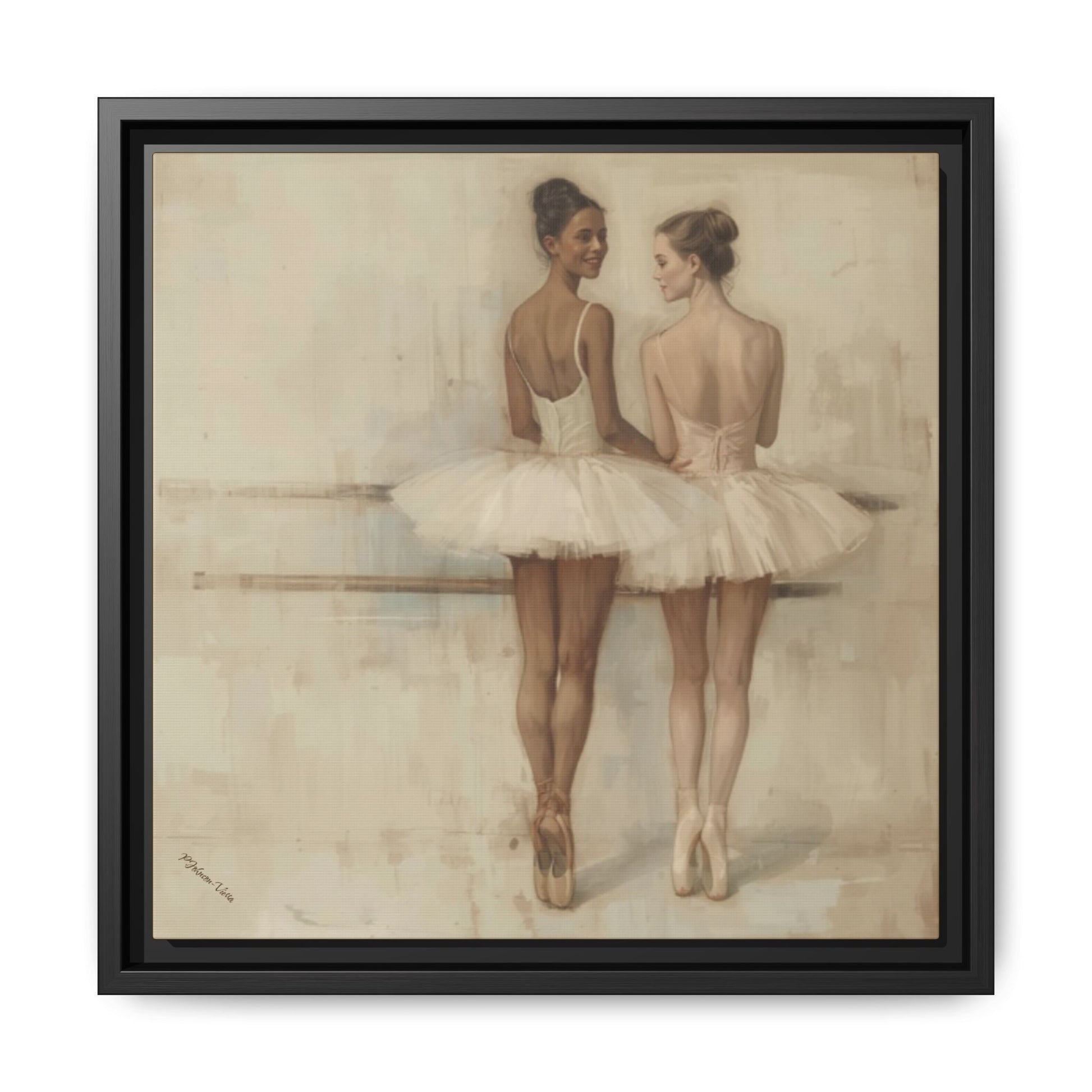 Framed Canvas Print~In the Same Light