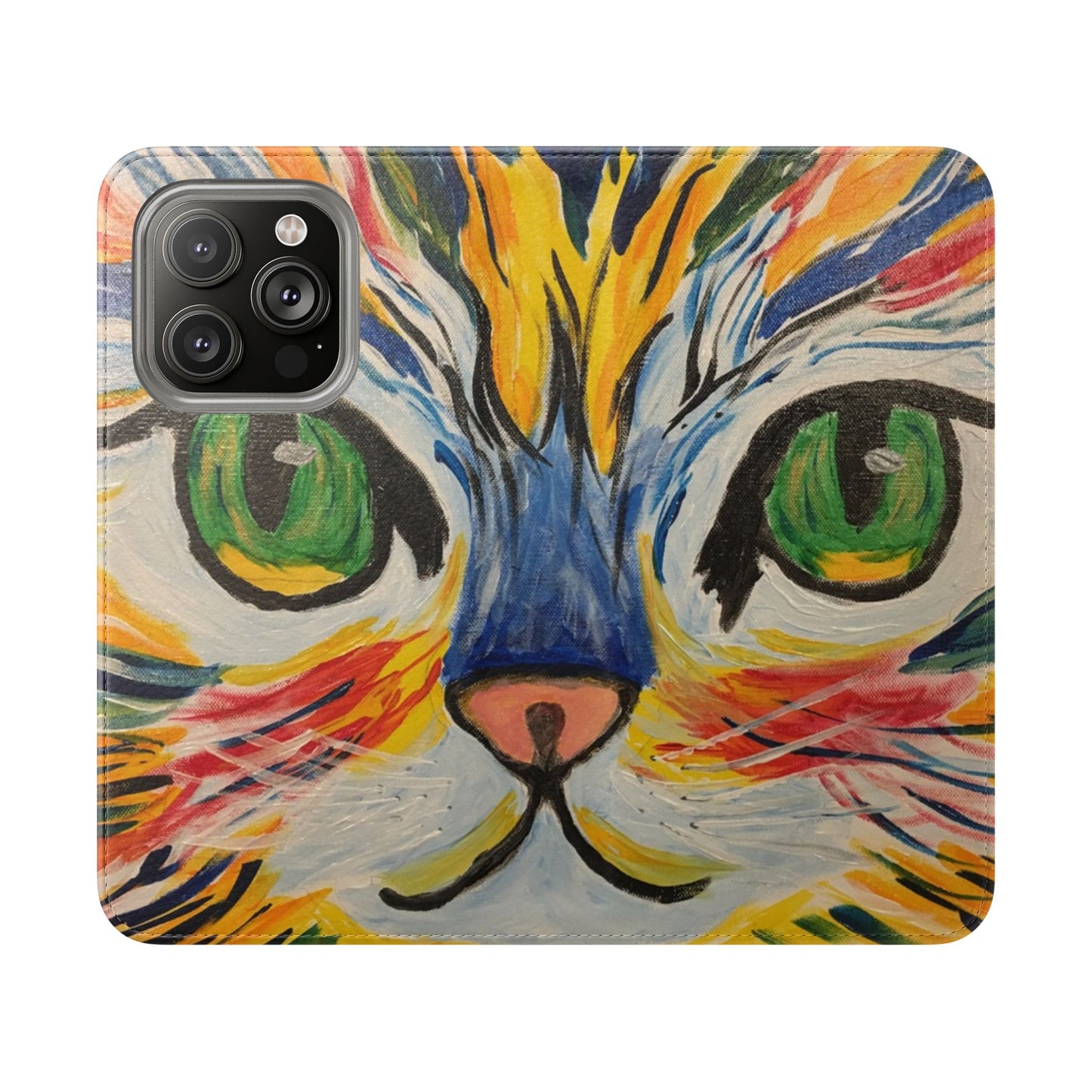 Flip Case-Hazel Eyed Cat