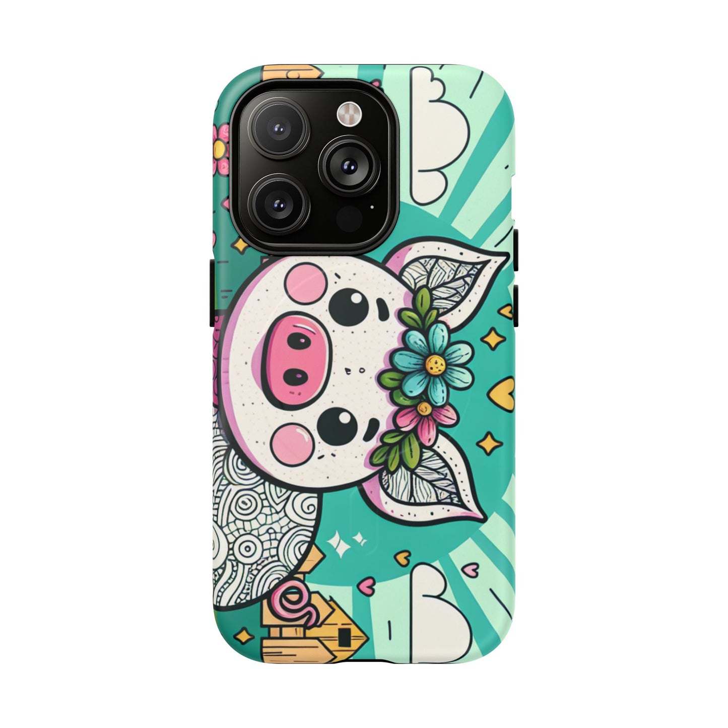 Magnetic Tough Case-Cute Pig Farm