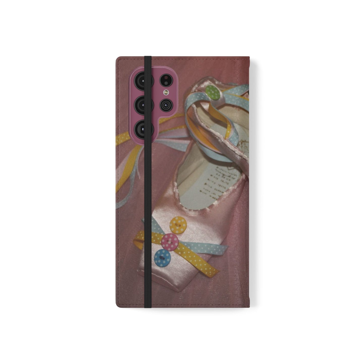 Buttons & Bows Design Flip Case