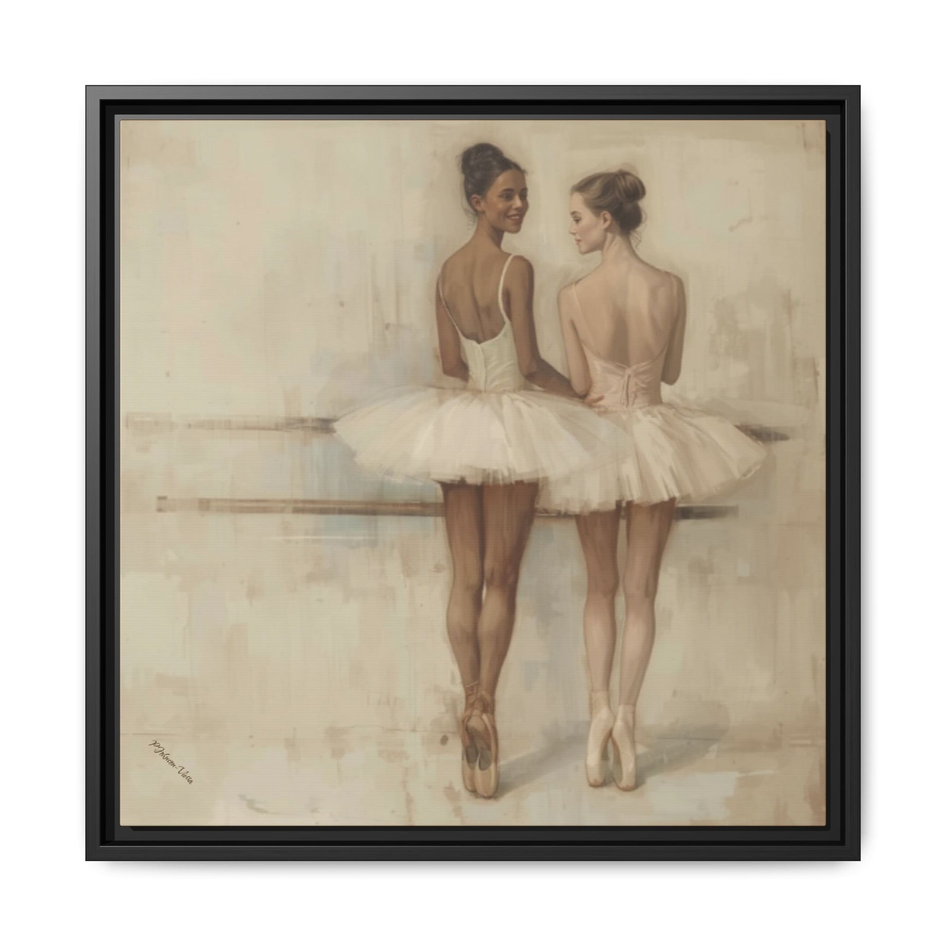 Framed Canvas Print~In the Same Light