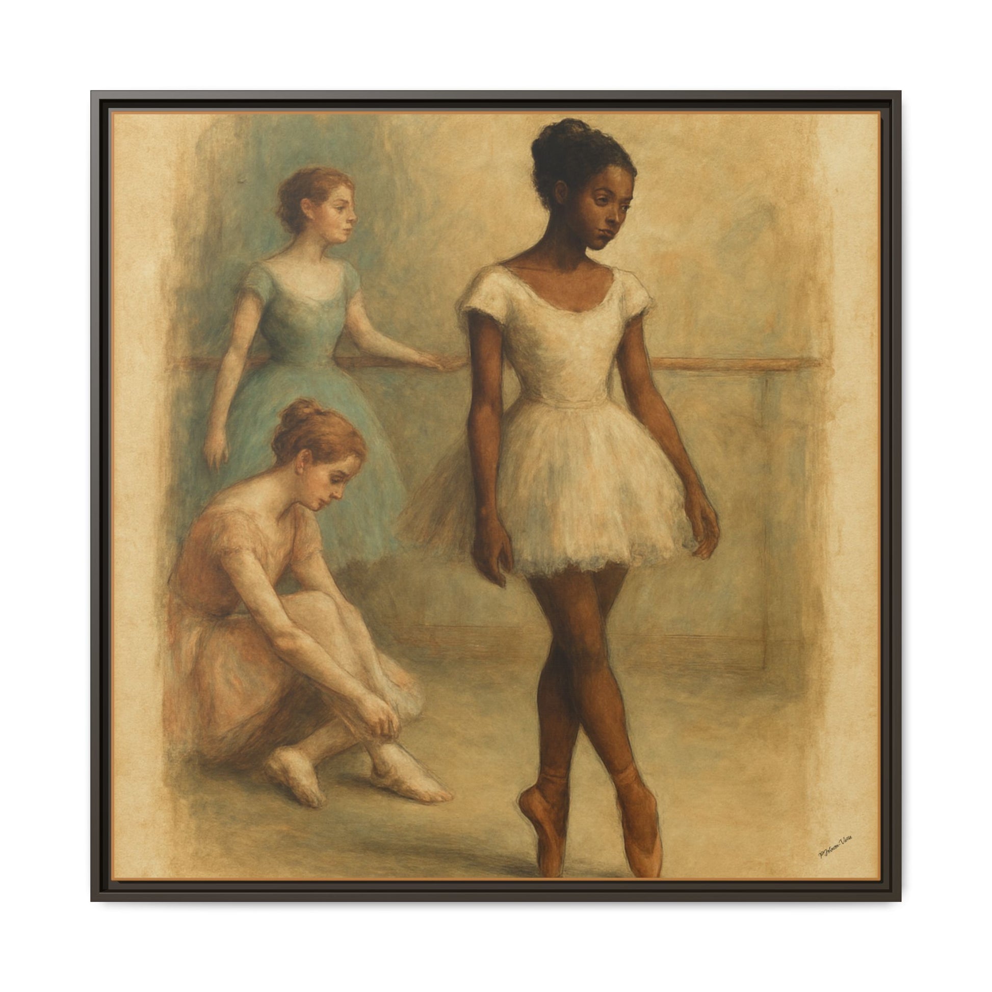 Framed Canvas Print~The Soloist