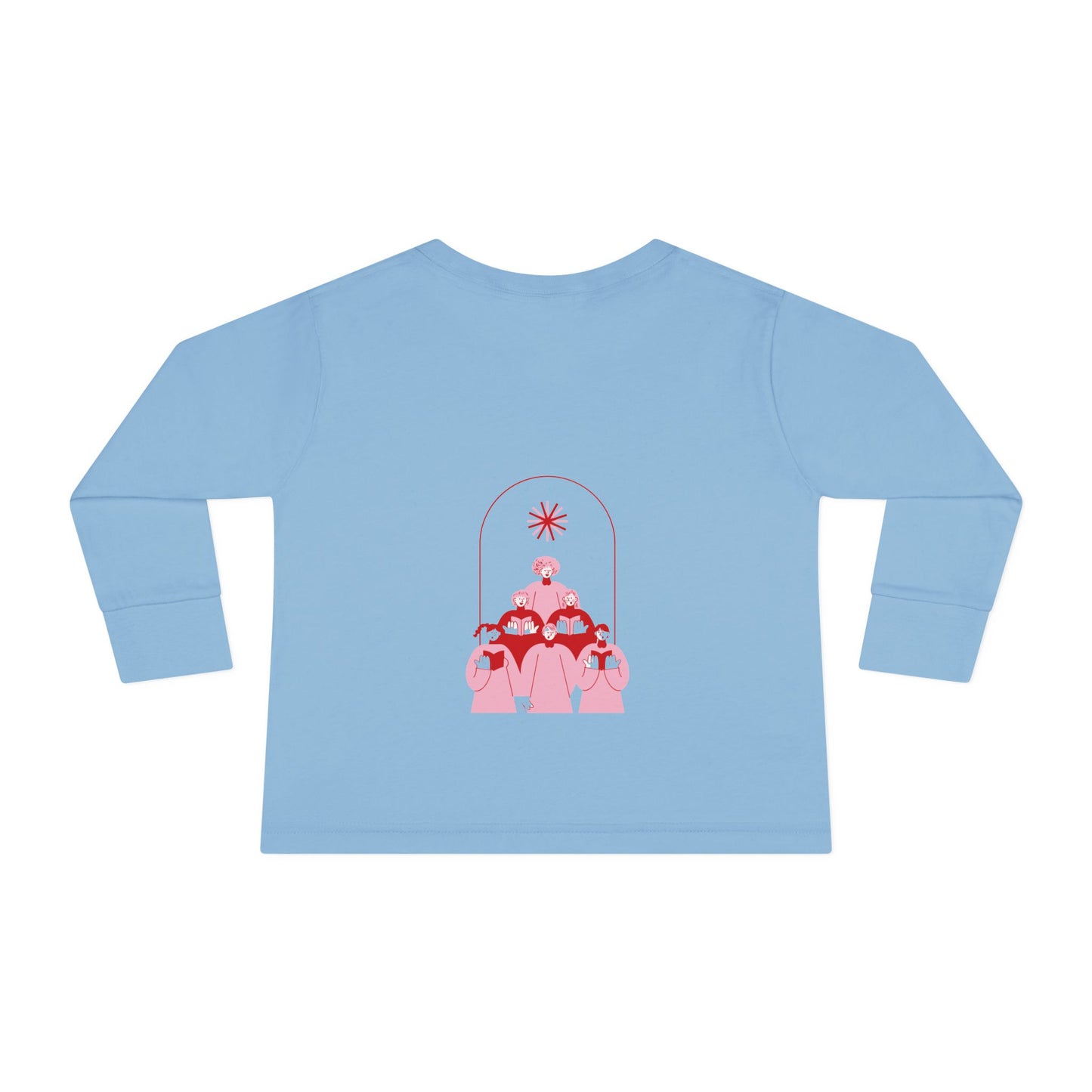 Cute Toddler Long Sleeve Tee ~ Christmas Carols