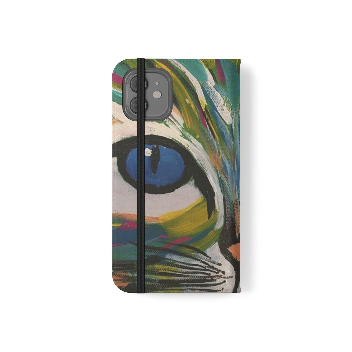 Flip Case-Blue Eyed Cat