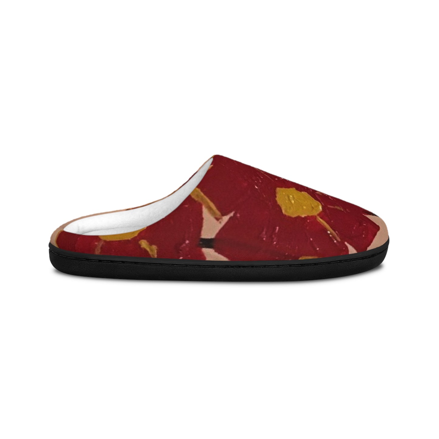 Slippers-Red Origami Rose