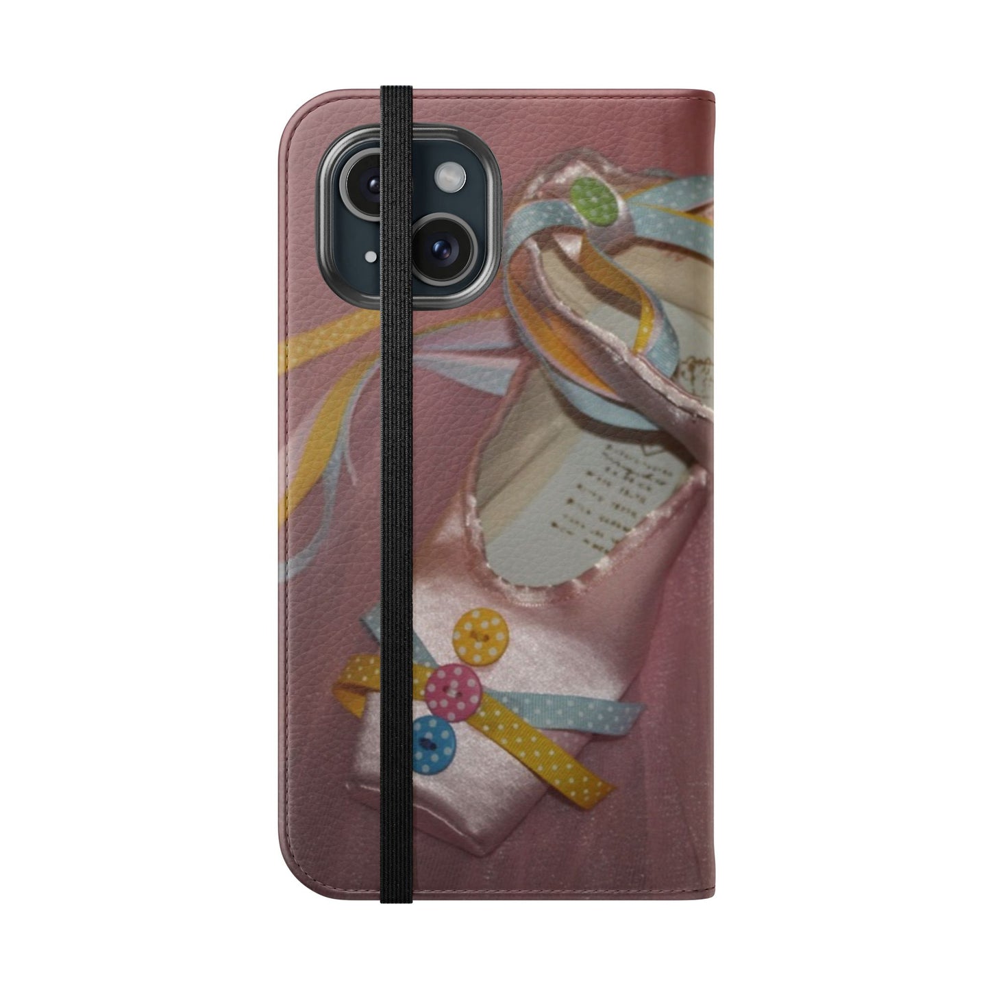 Buttons & Bows Design Flip Case