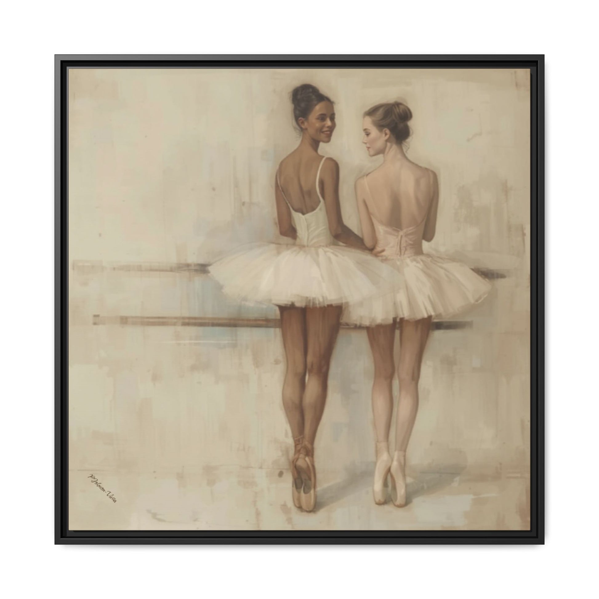 Framed Canvas Print~In the Same Light