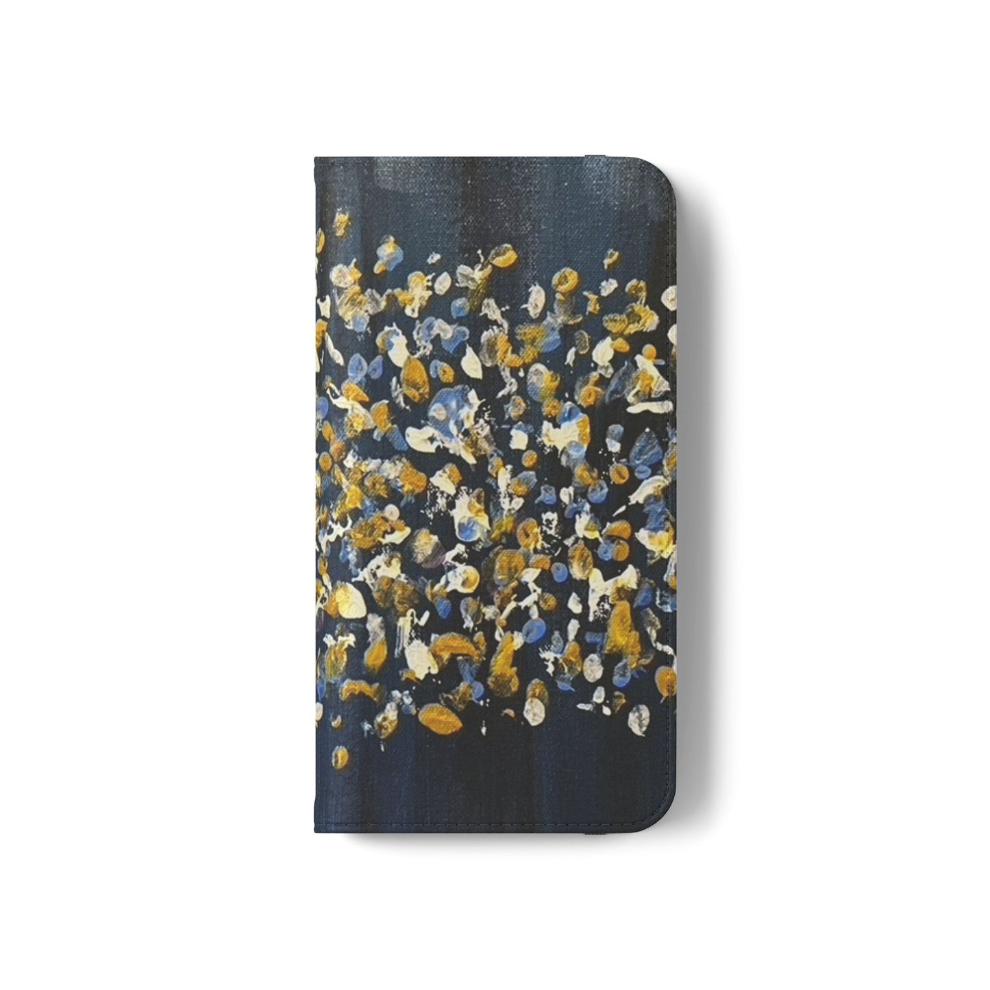 Flip Case-Blue Abstract