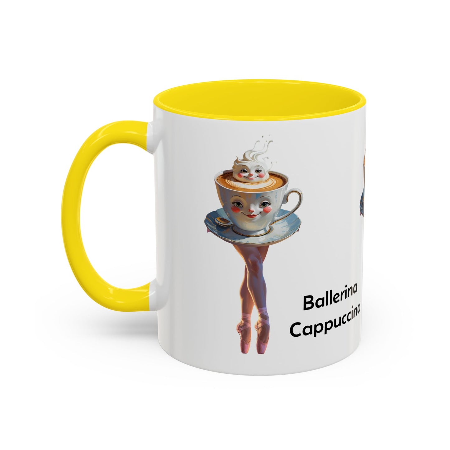 Ballerina Cappuccina Accent Coffee Mug