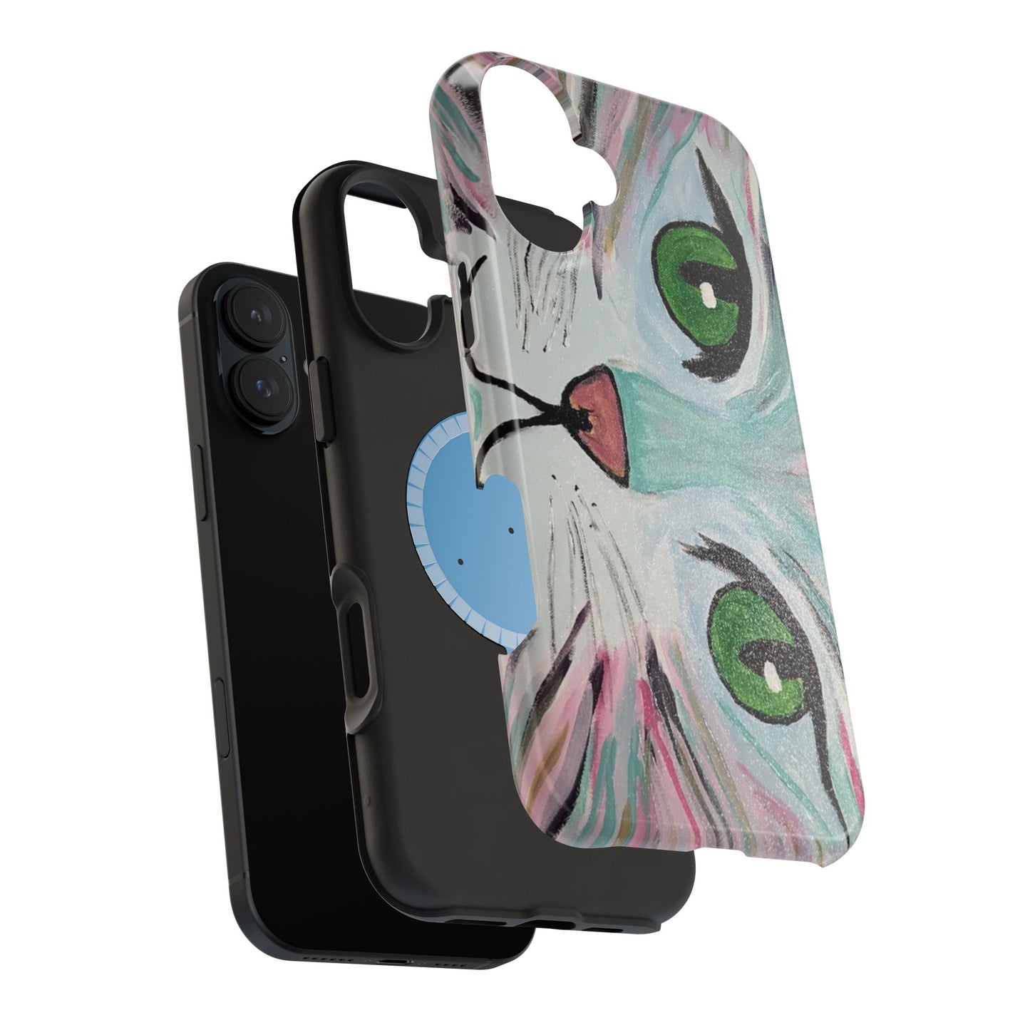 Magnetic Case-Green Eyed Cat