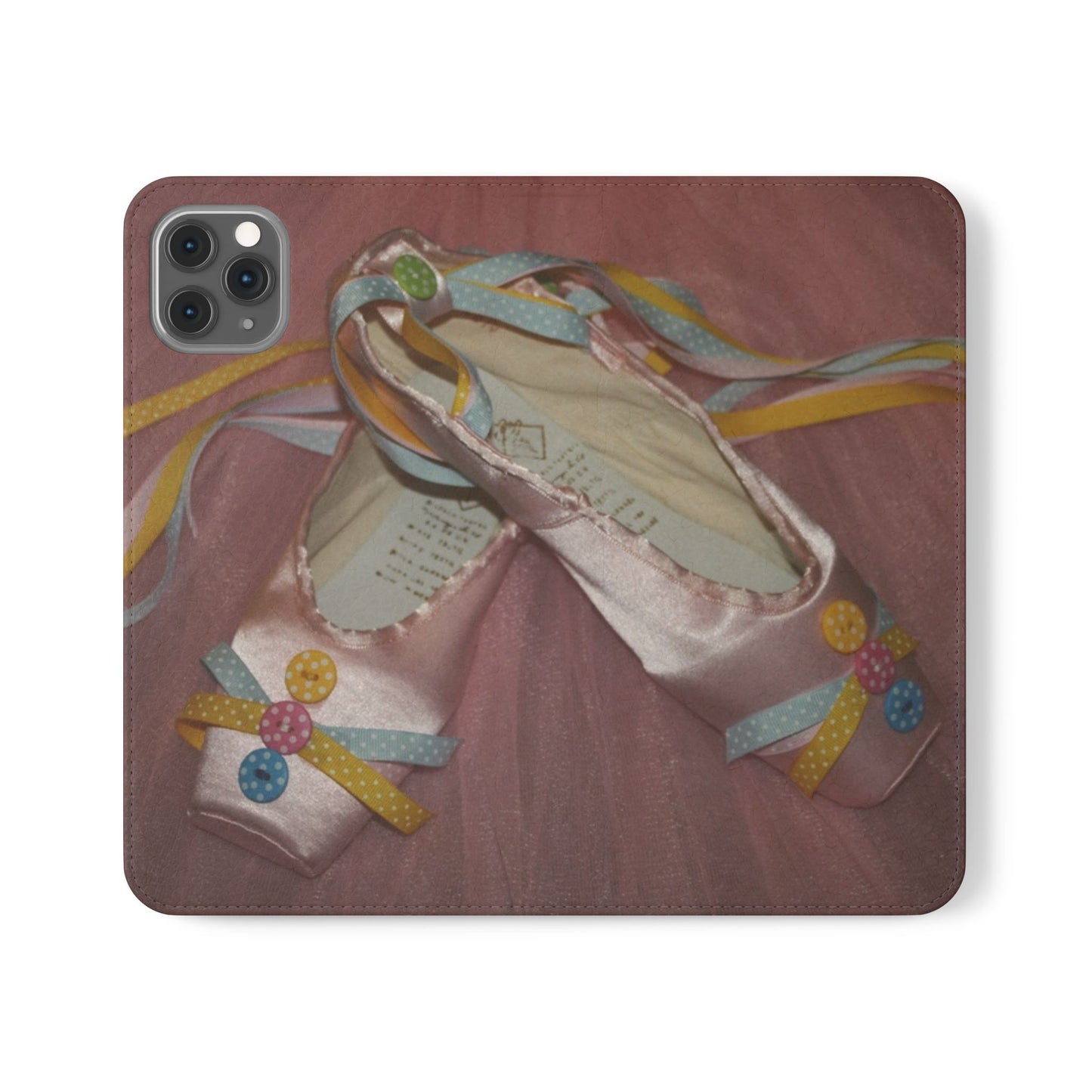 Buttons & Bows Design Flip Case