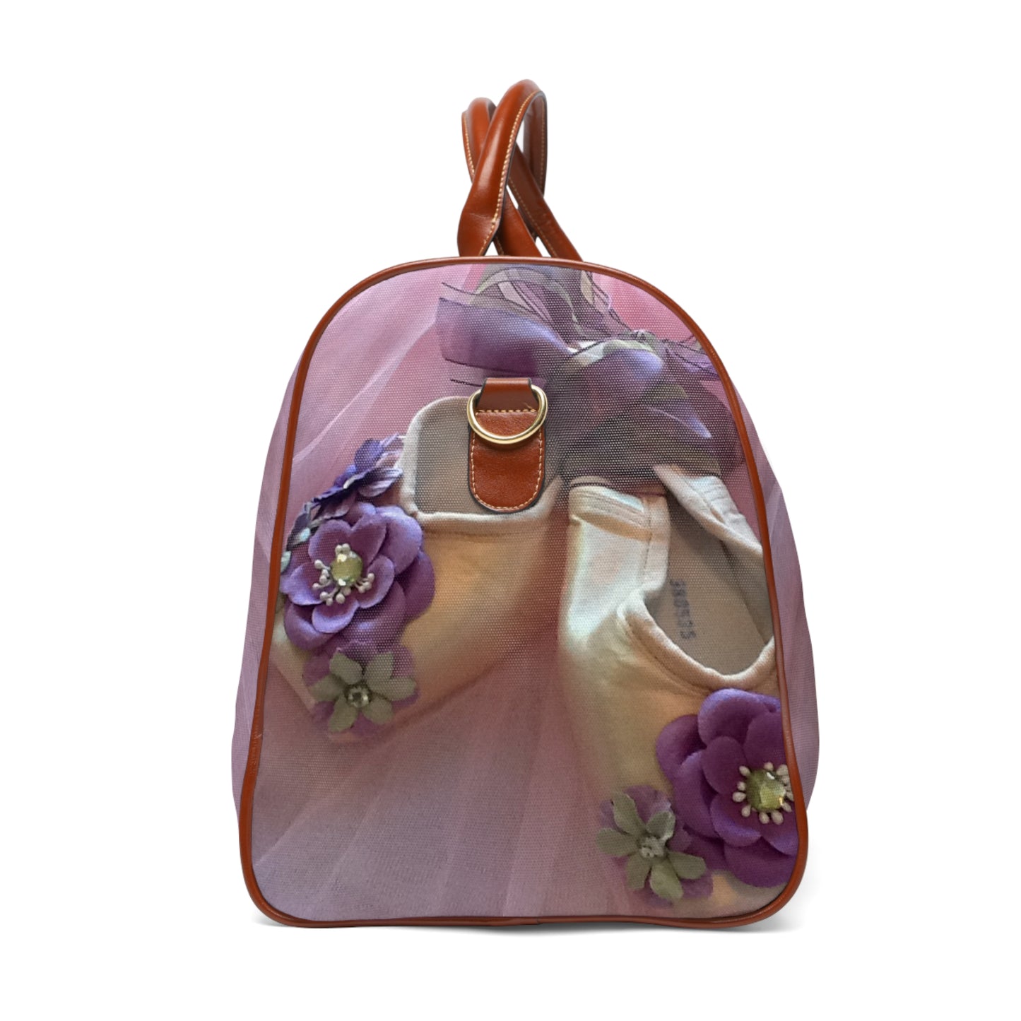Dance/Travel Bag-African Violets & Pointe Shoes