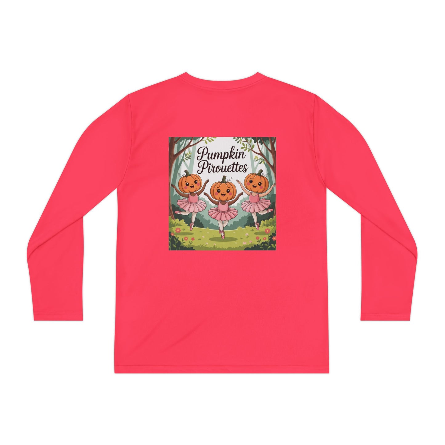 Girl's Long Sleeve Pumpkin Tee