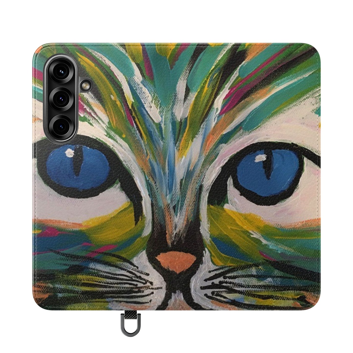 Flip Case-Blue Eyed Cat