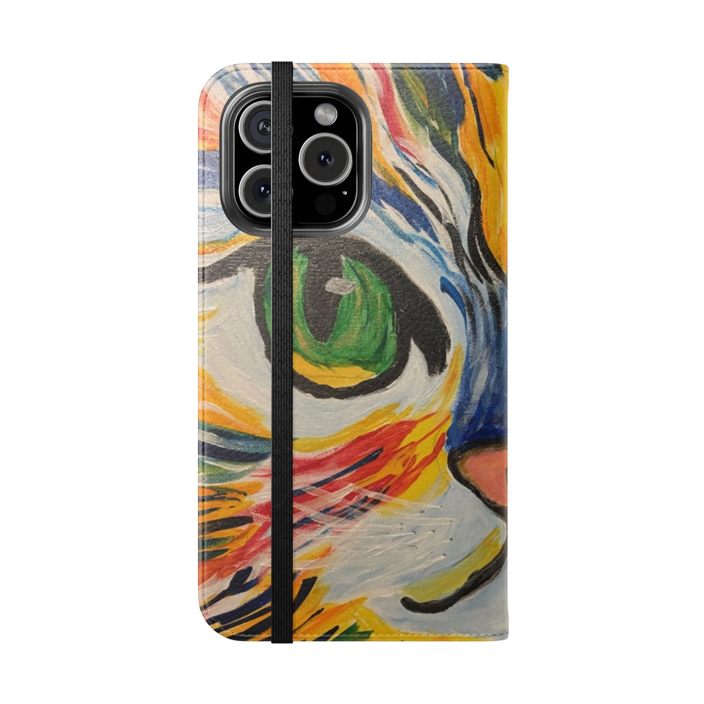 Flip Case-Hazel Eyed Cat