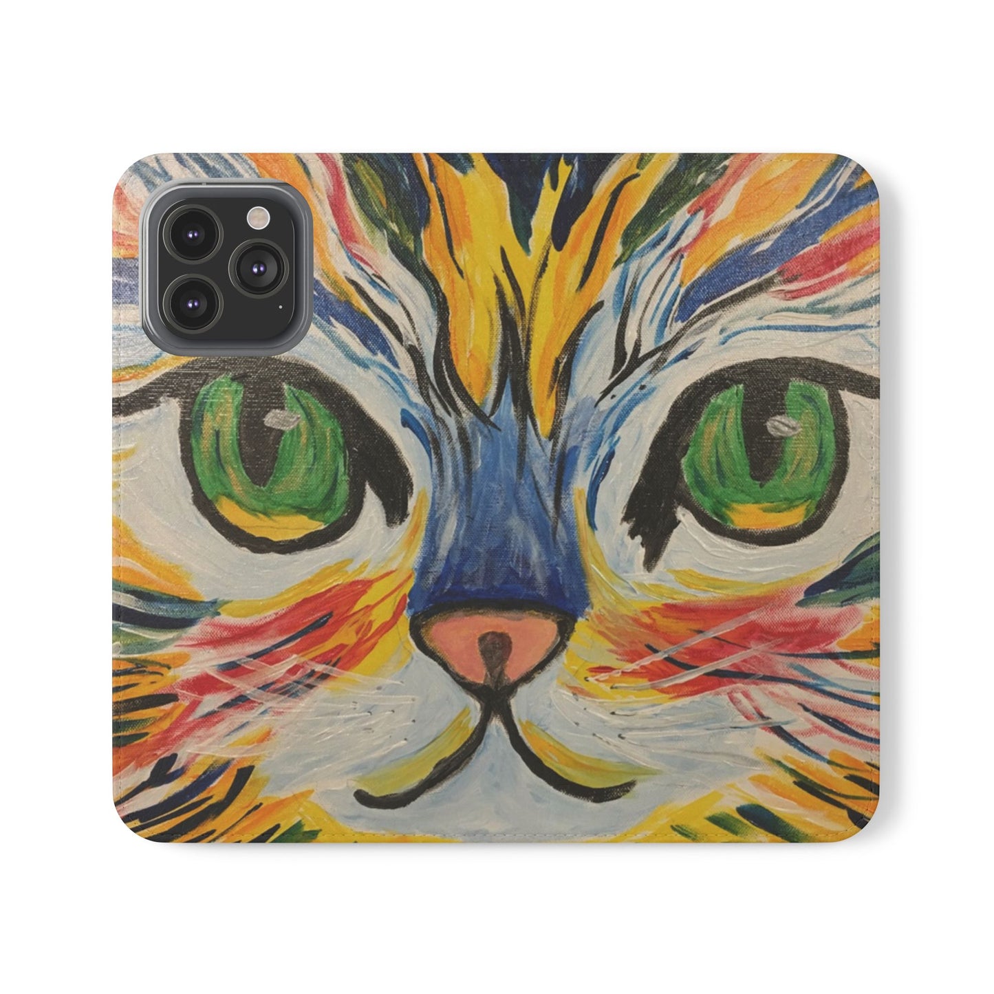 Flip Case-Hazel Eyed Cat