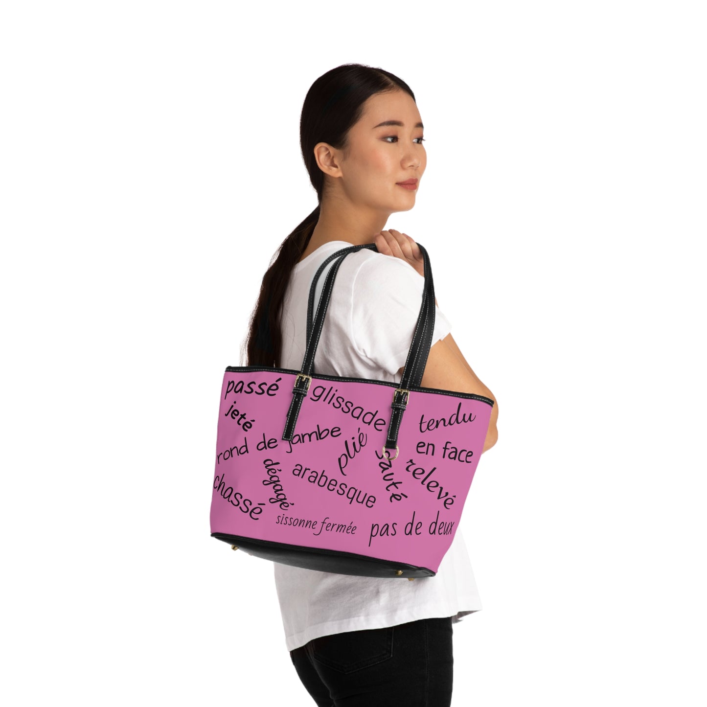 Chic Ballet Shoulder Bag (Light Pink)