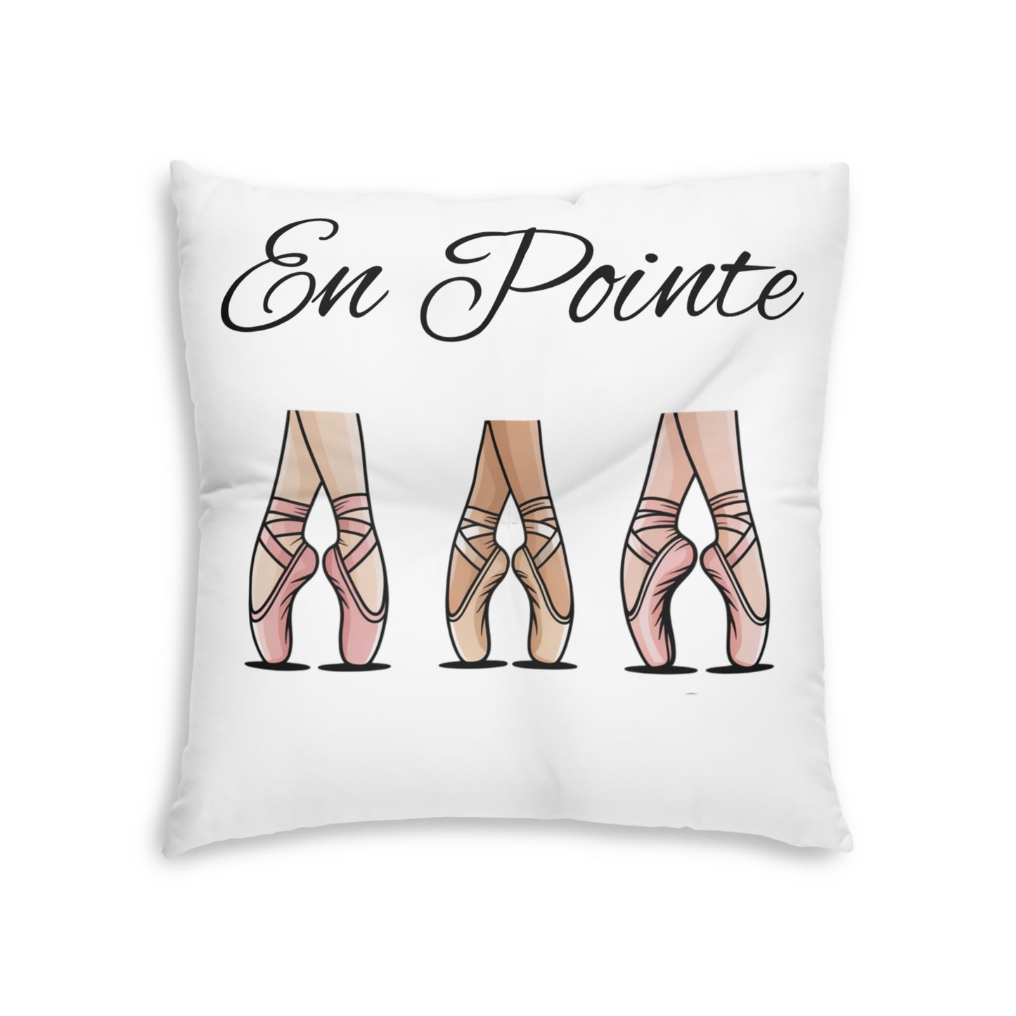 Tufted Floor Pillow~En Pointe