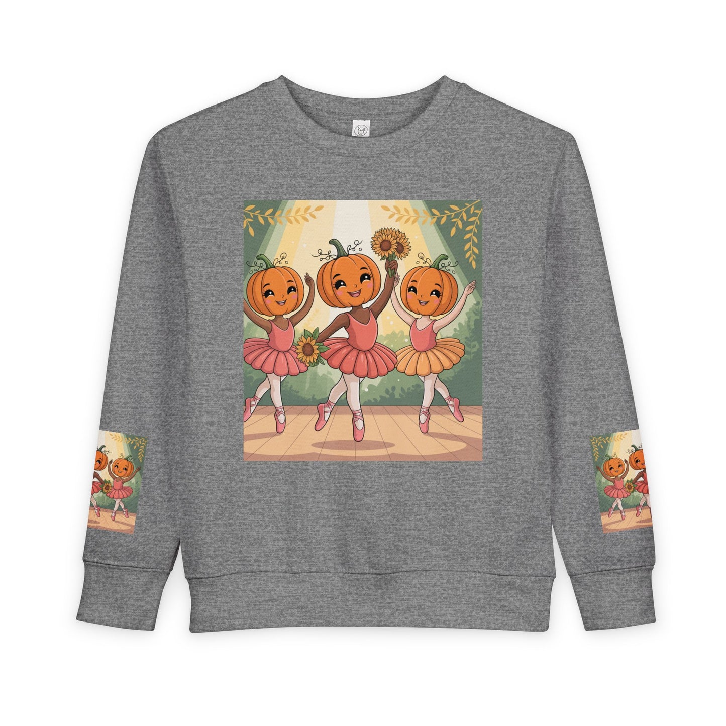Pumpkin Ballet Toddler Sweatshirt