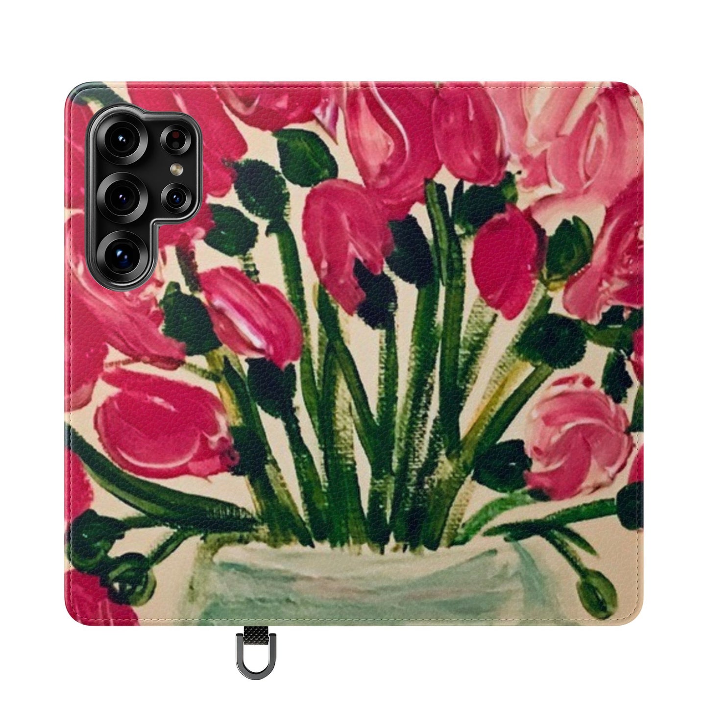 Flip Case-Pink Tulips