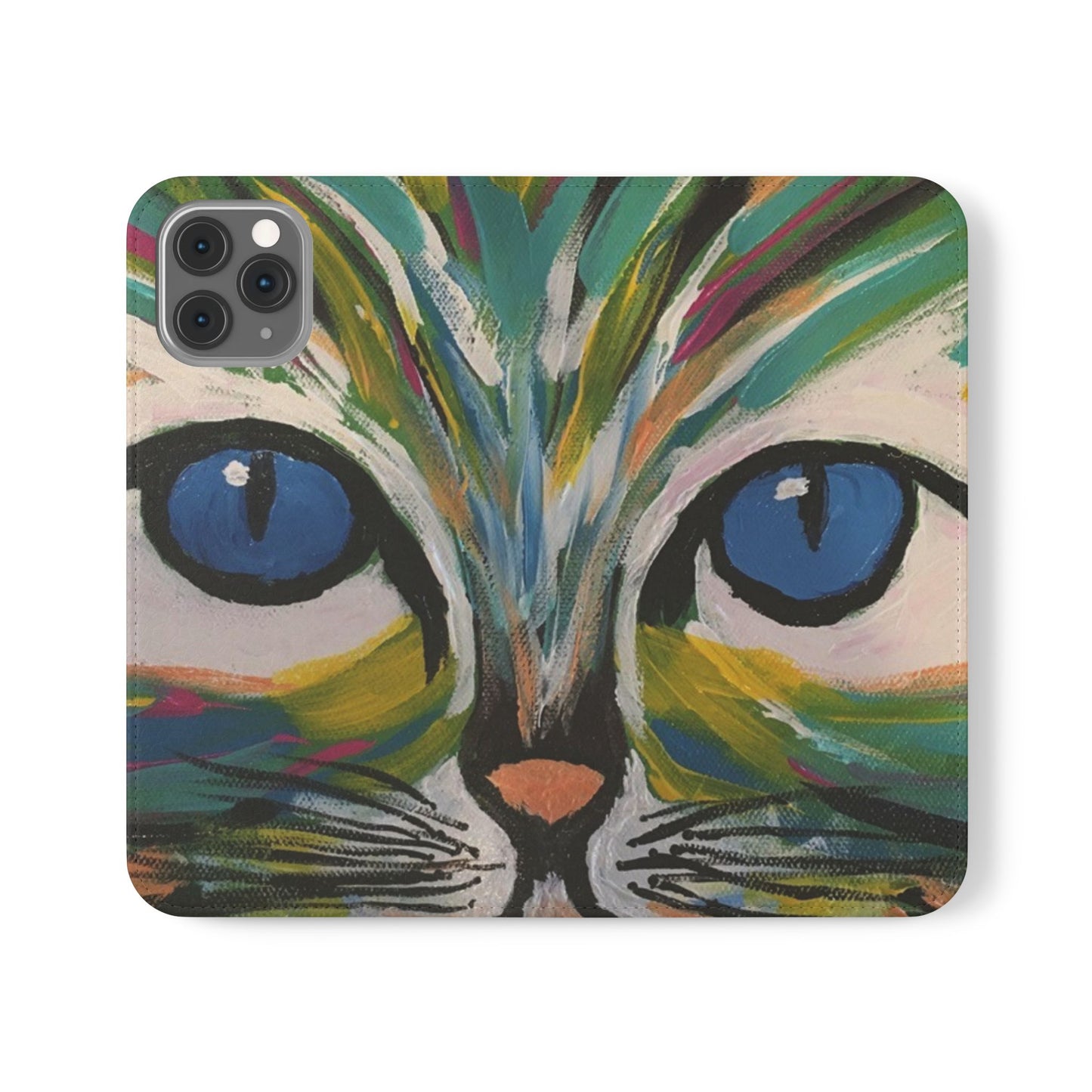 Flip Case-Blue Eyed Cat