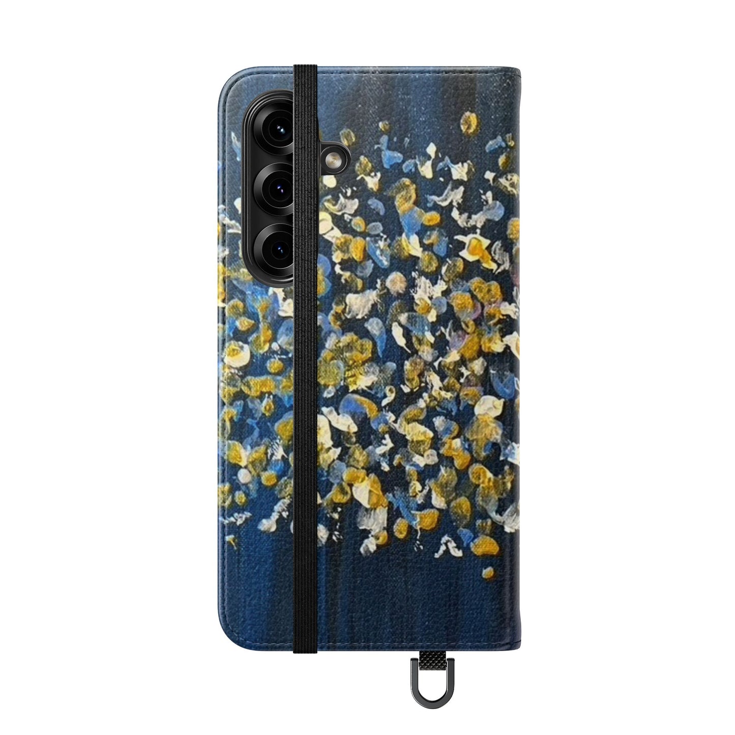 Flip Case-Blue Abstract
