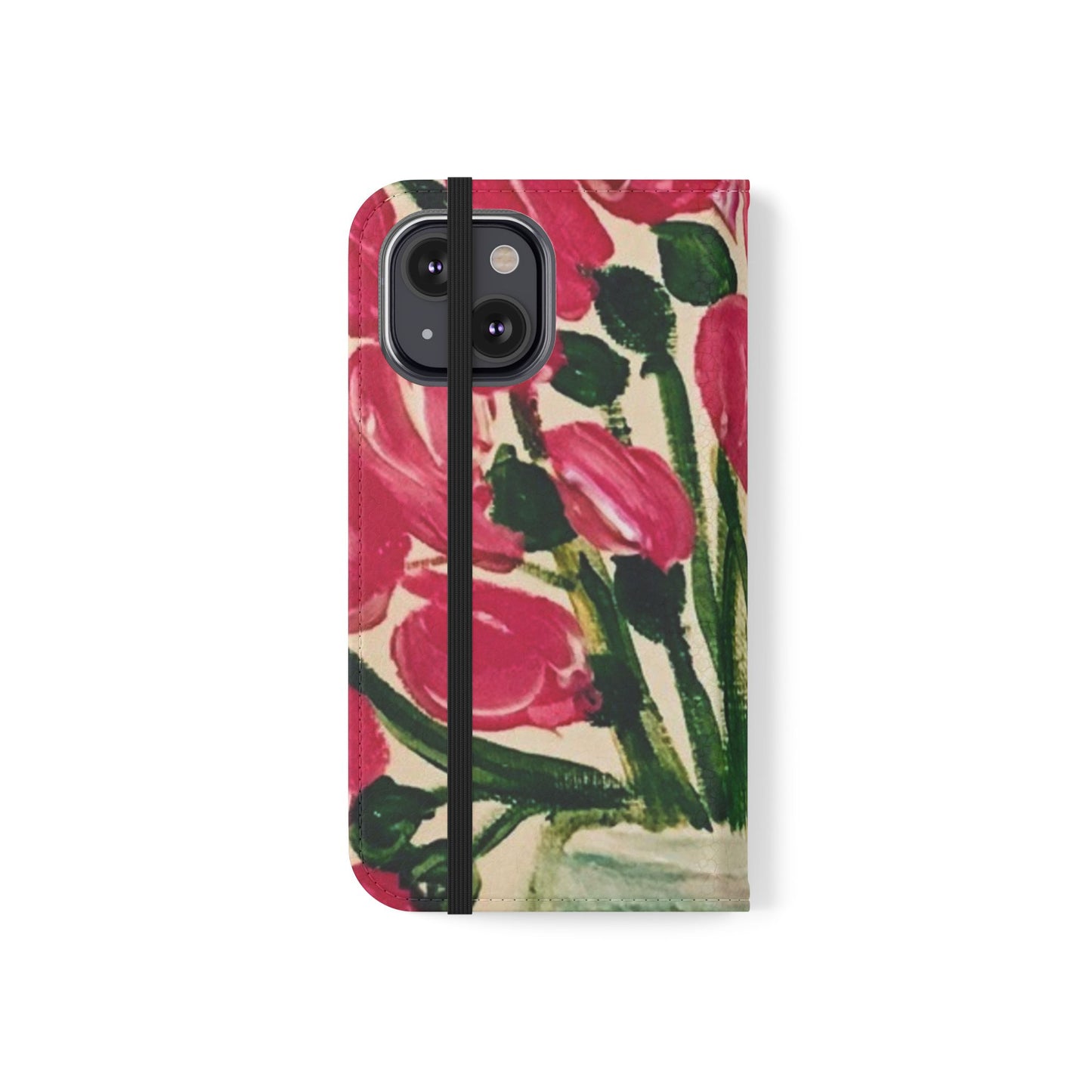Flip Case-Pink Tulips