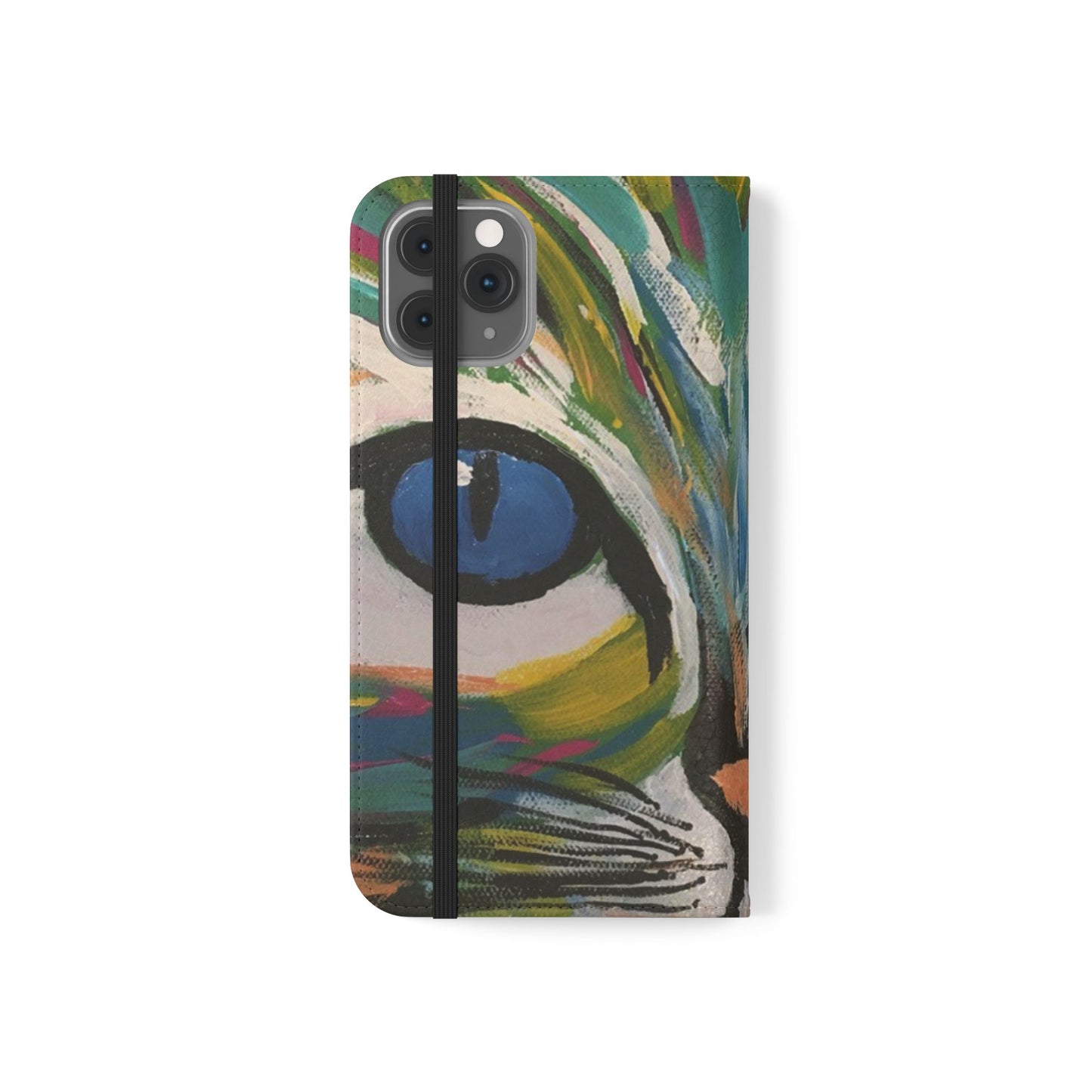 Flip Case-Blue Eyed Cat