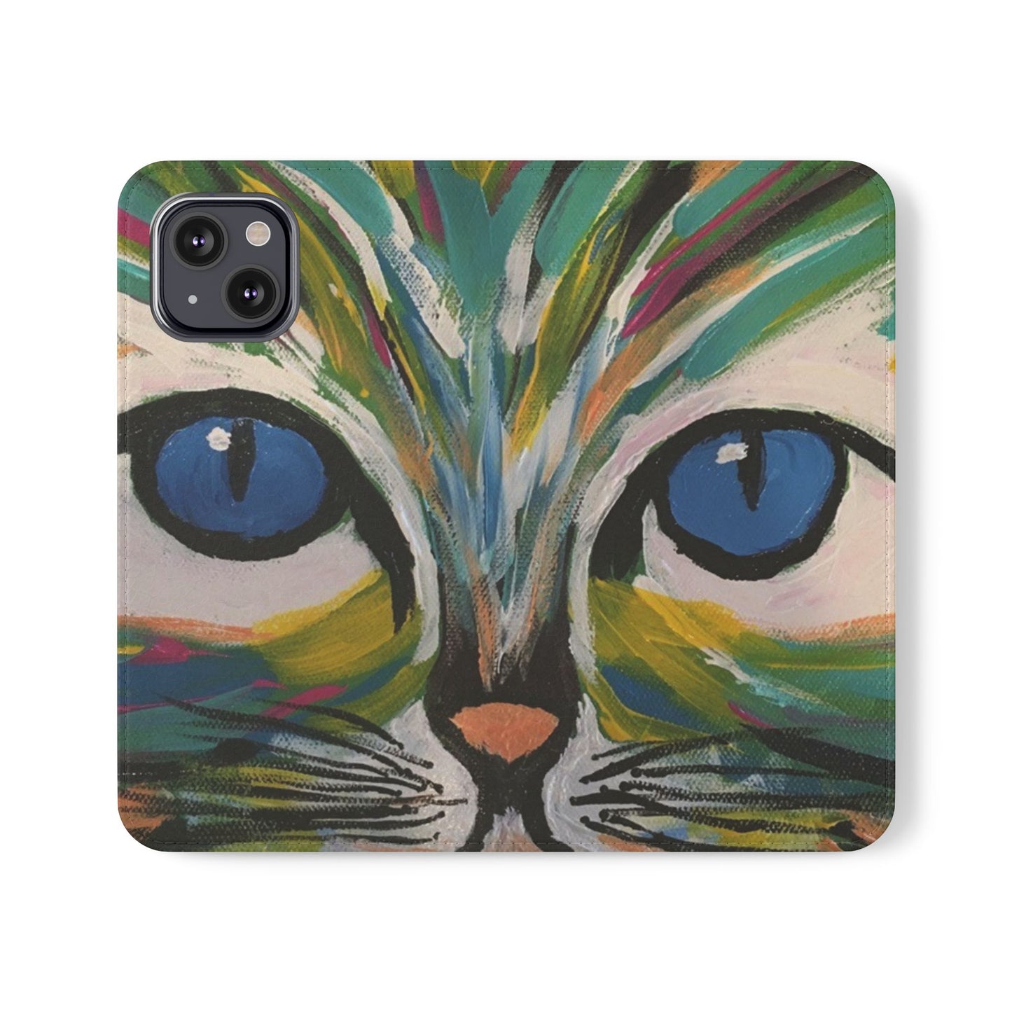 Flip Case-Blue Eyed Cat