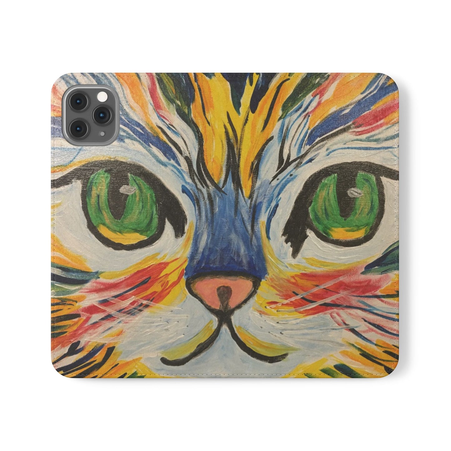 Flip Case-Hazel Eyed Cat