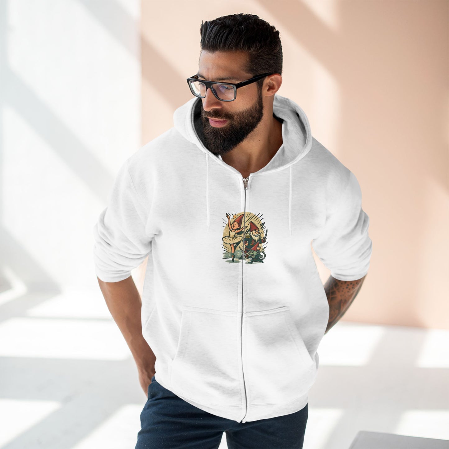 Zip Hoodie ~ Gnome Nutcracker Suite