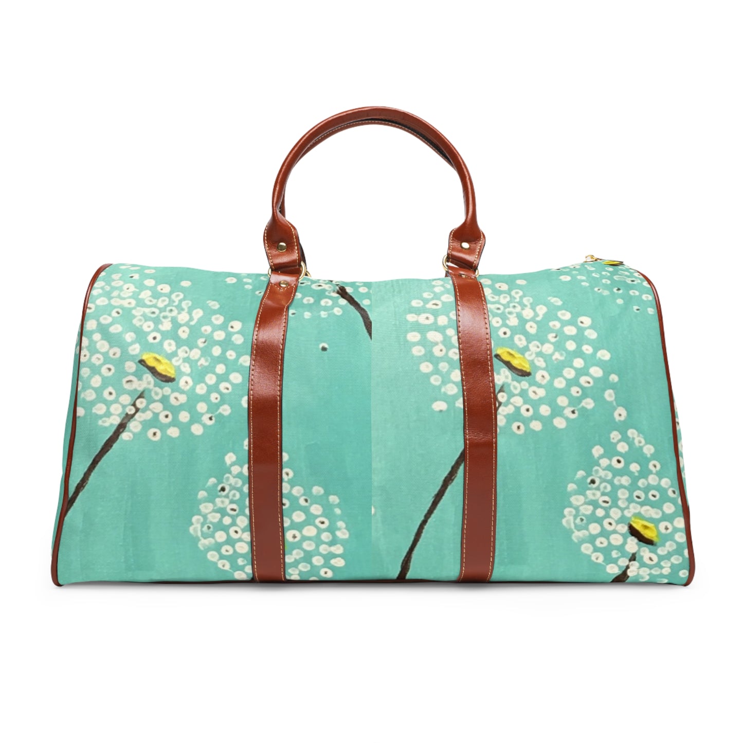 Dance/Travel Bag-White Dandelions