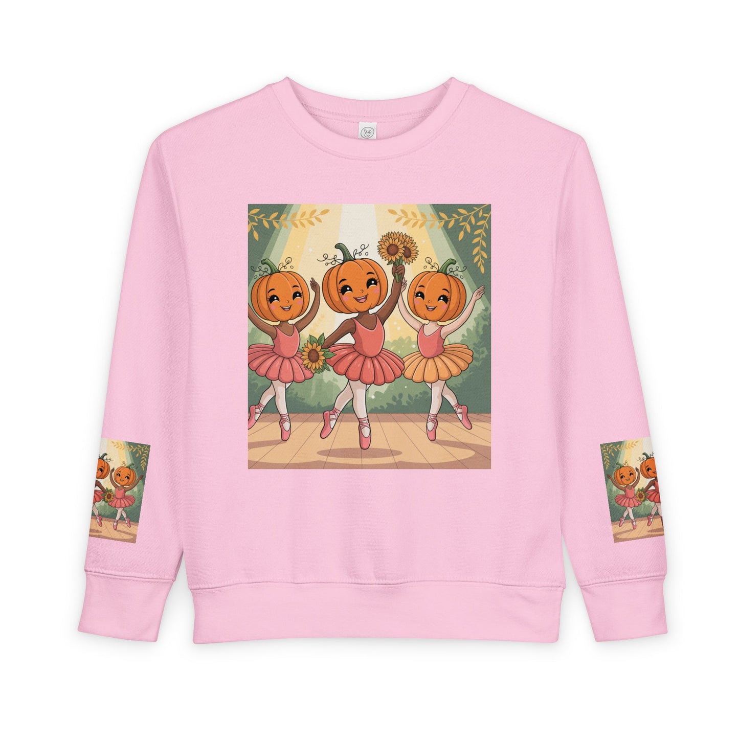 Pumpkin Ballet Toddler Sweatshirt