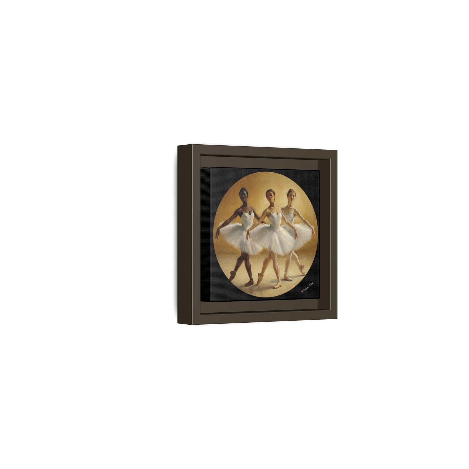 Framed Canvas Print~Pas de Trois