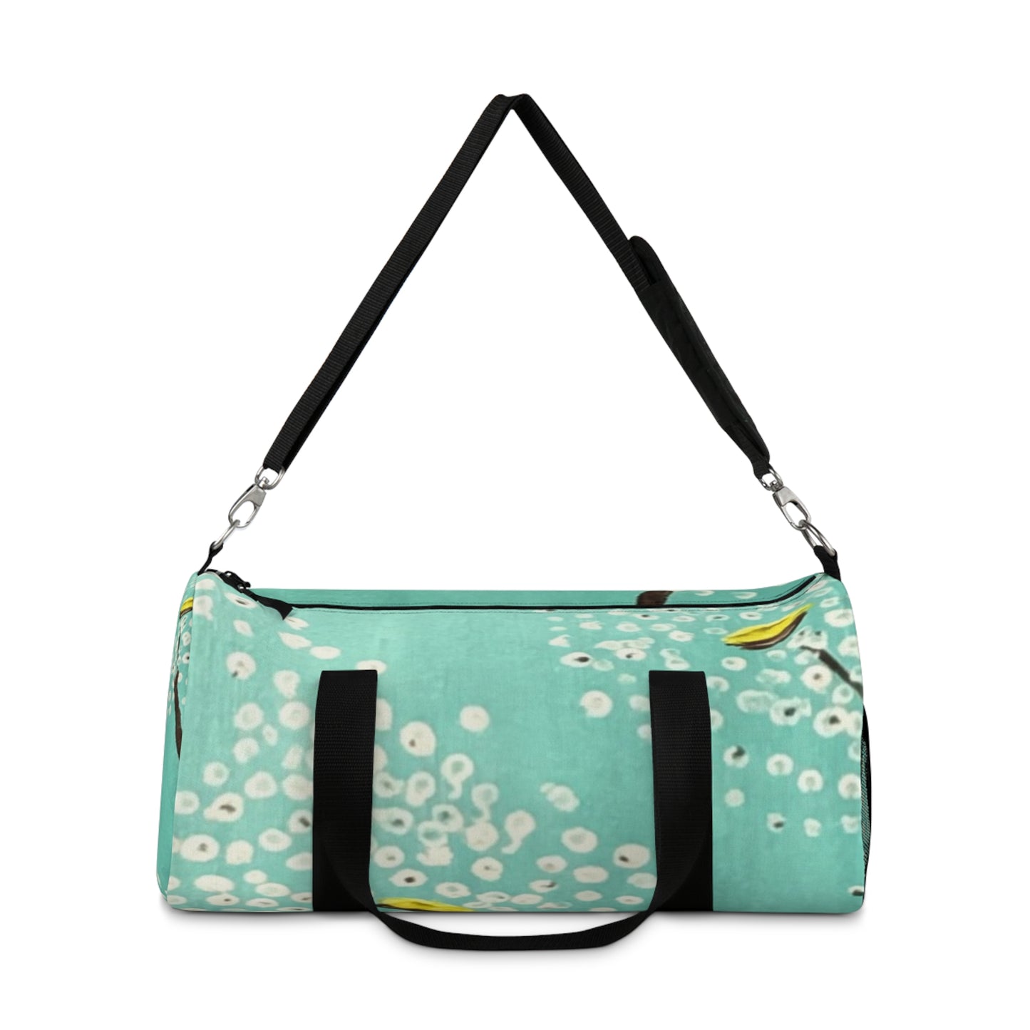 Duffle Bag~White Dandelions