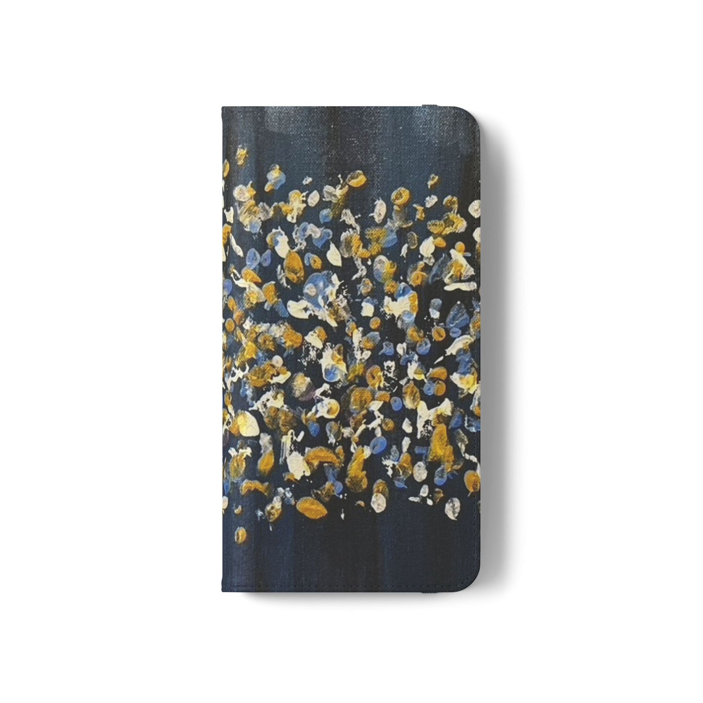 Flip Case-Blue Abstract