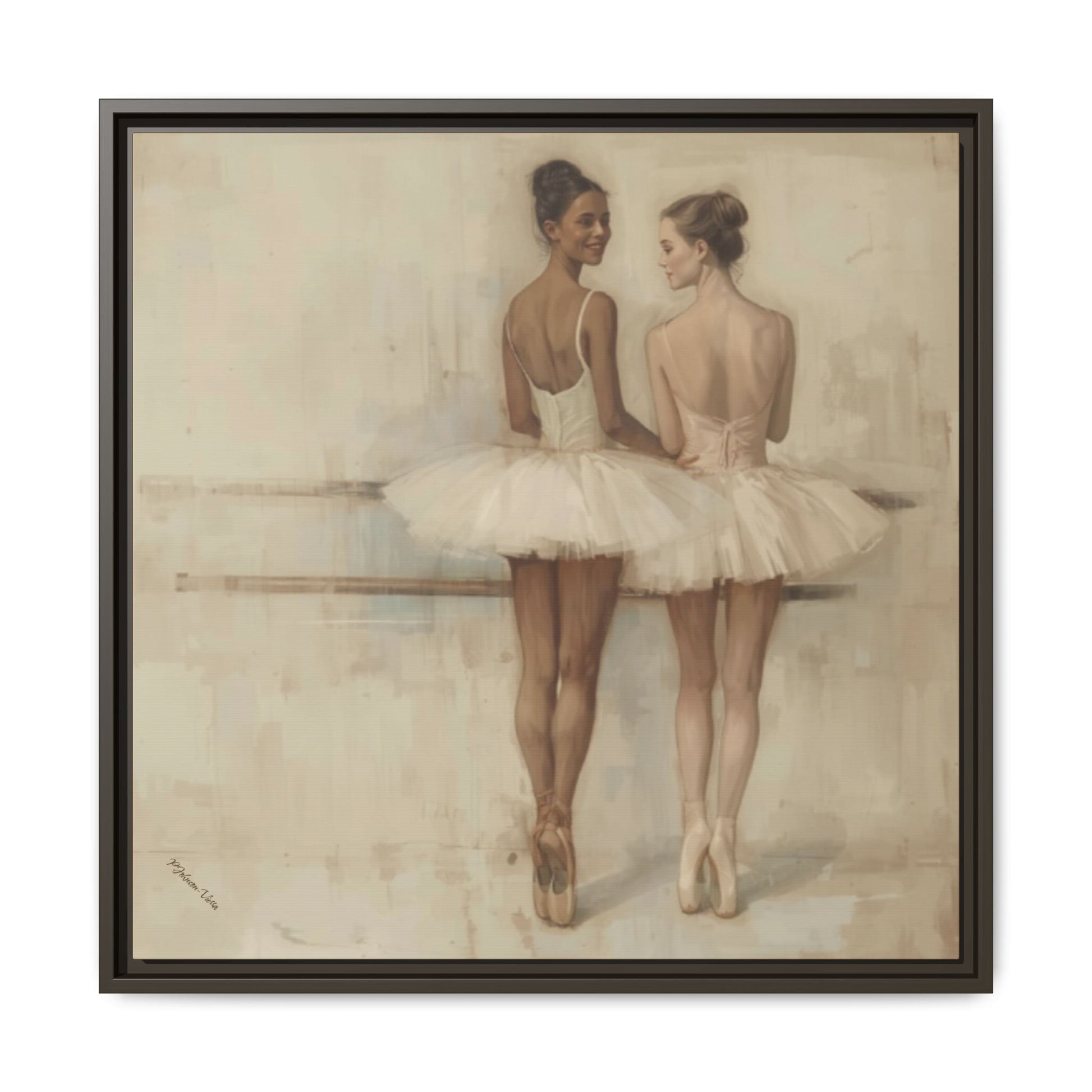 Framed Canvas Print~In the Same Light