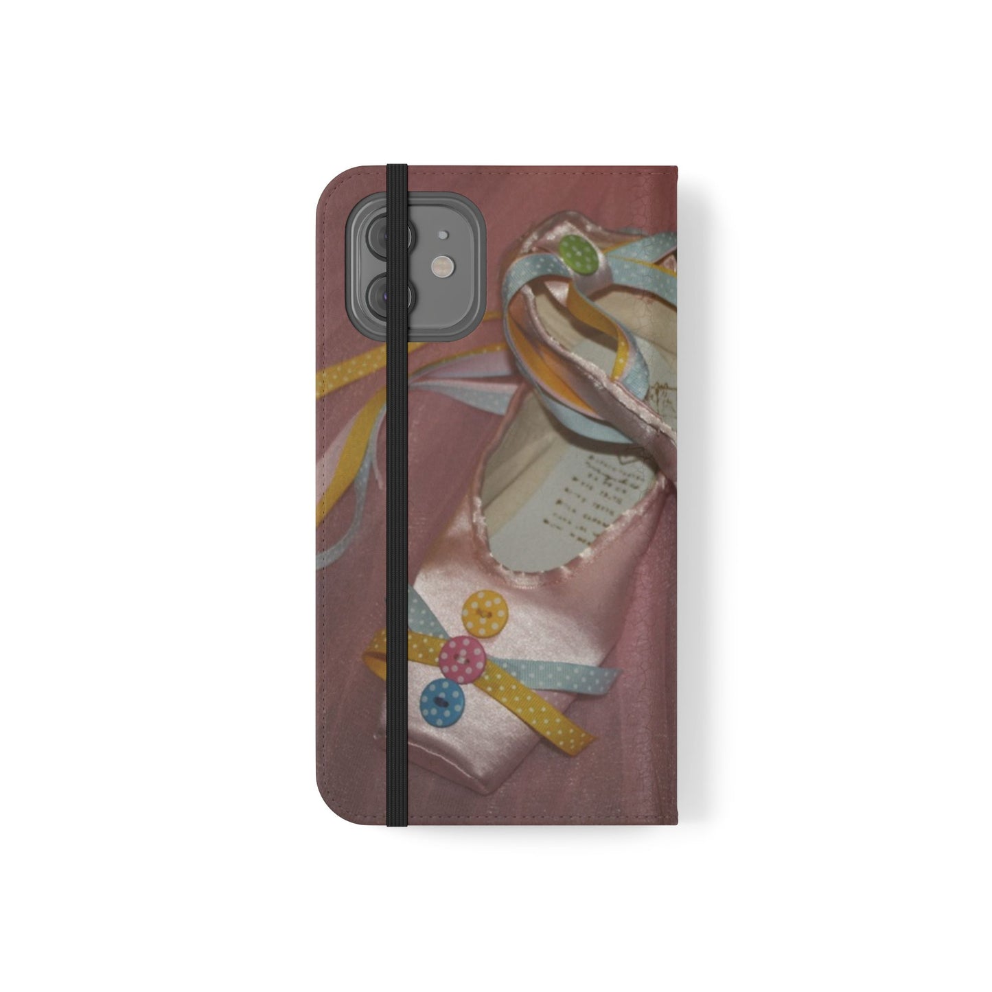 Buttons & Bows Design Flip Case