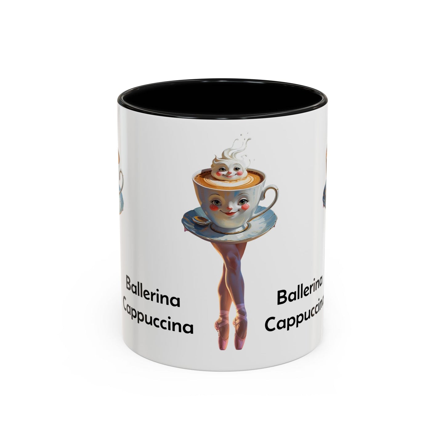Ballerina Cappuccina Accent Coffee Mug