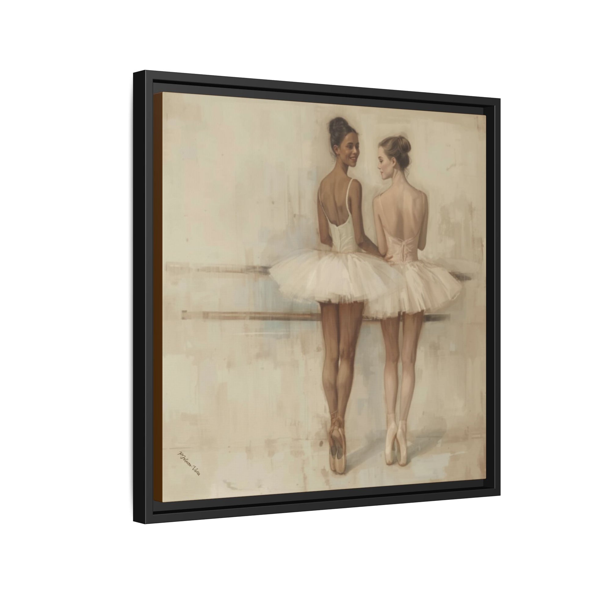 Framed Canvas Print~In the Same Light
