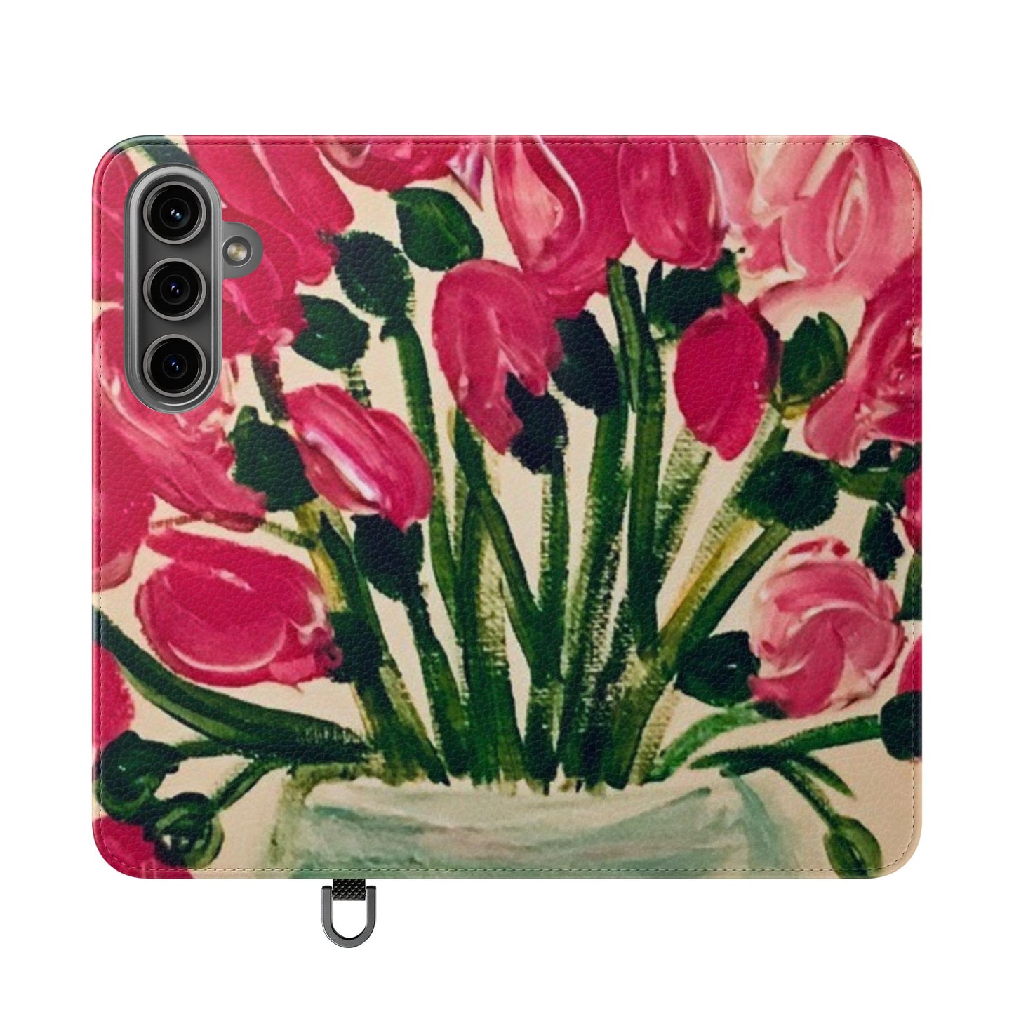 Flip Case-Pink Tulips