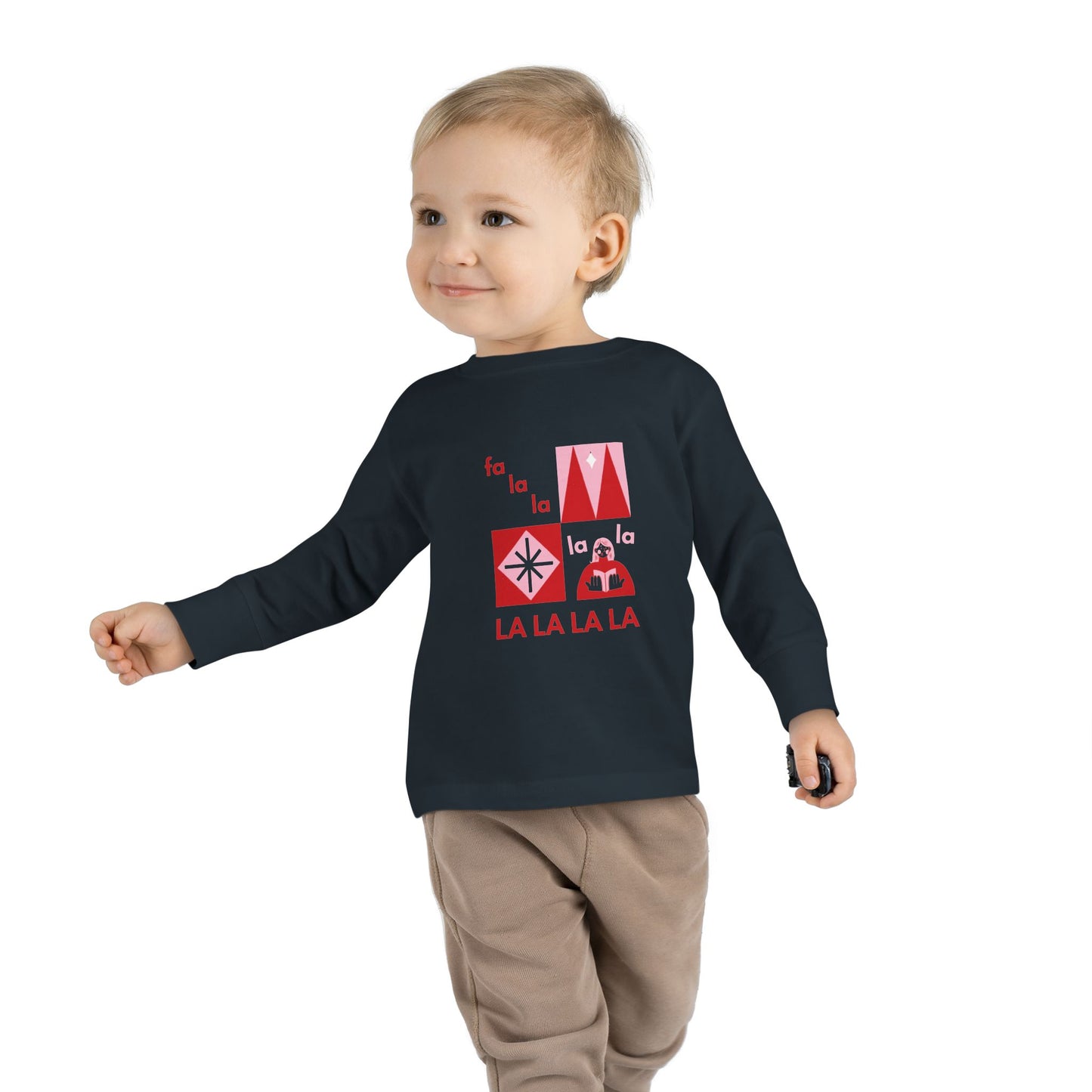 Cute Toddler Long Sleeve Tee ~ Christmas Carols