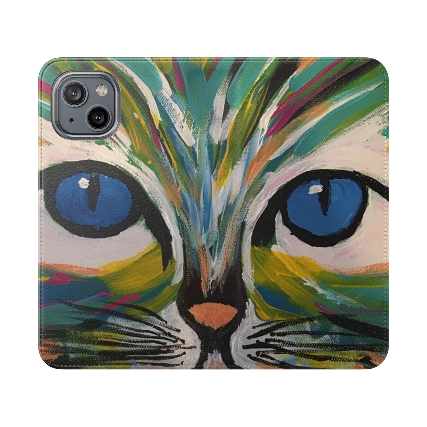 Flip Case-Blue Eyed Cat