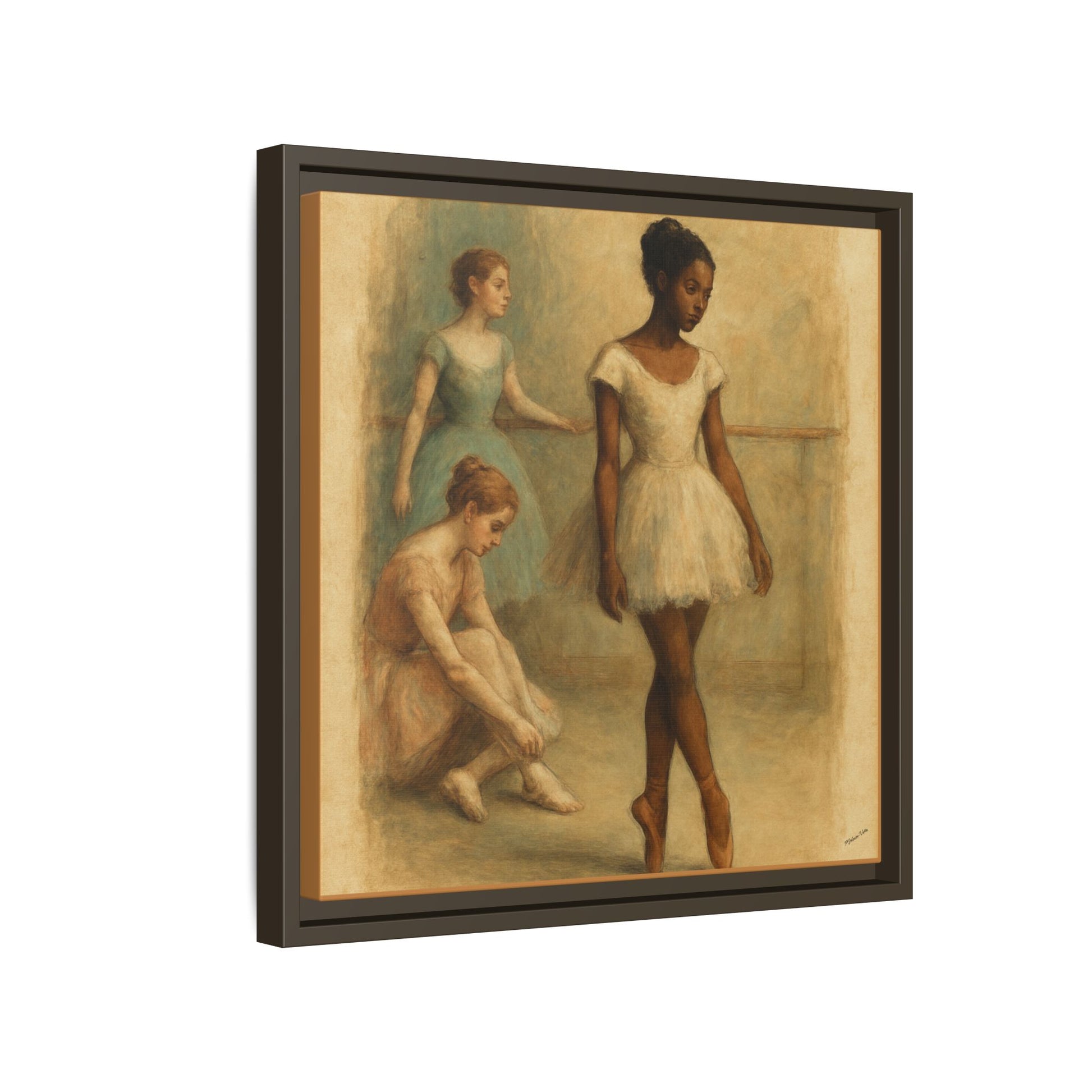 Framed Canvas Print~The Soloist