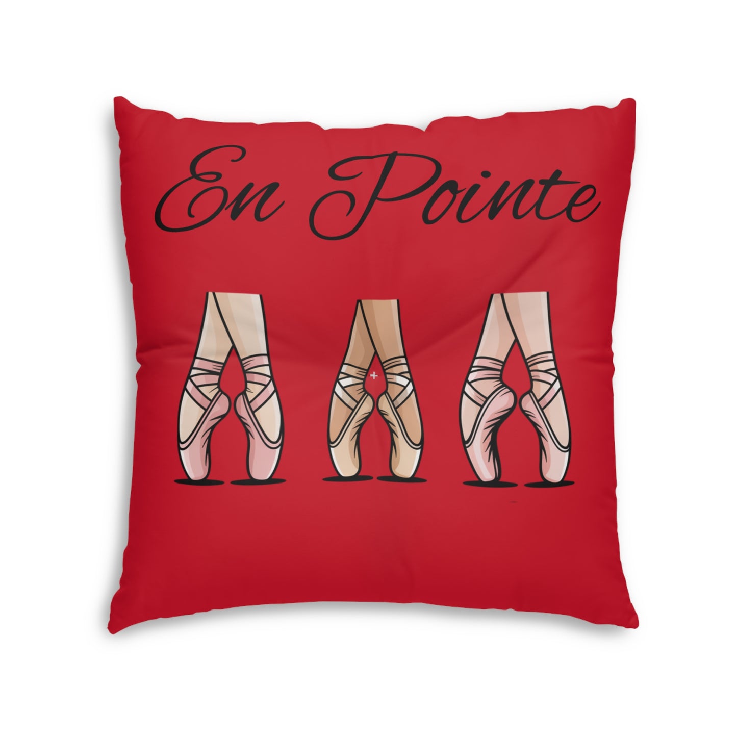 Tufted Floor Pillow~En Pointe