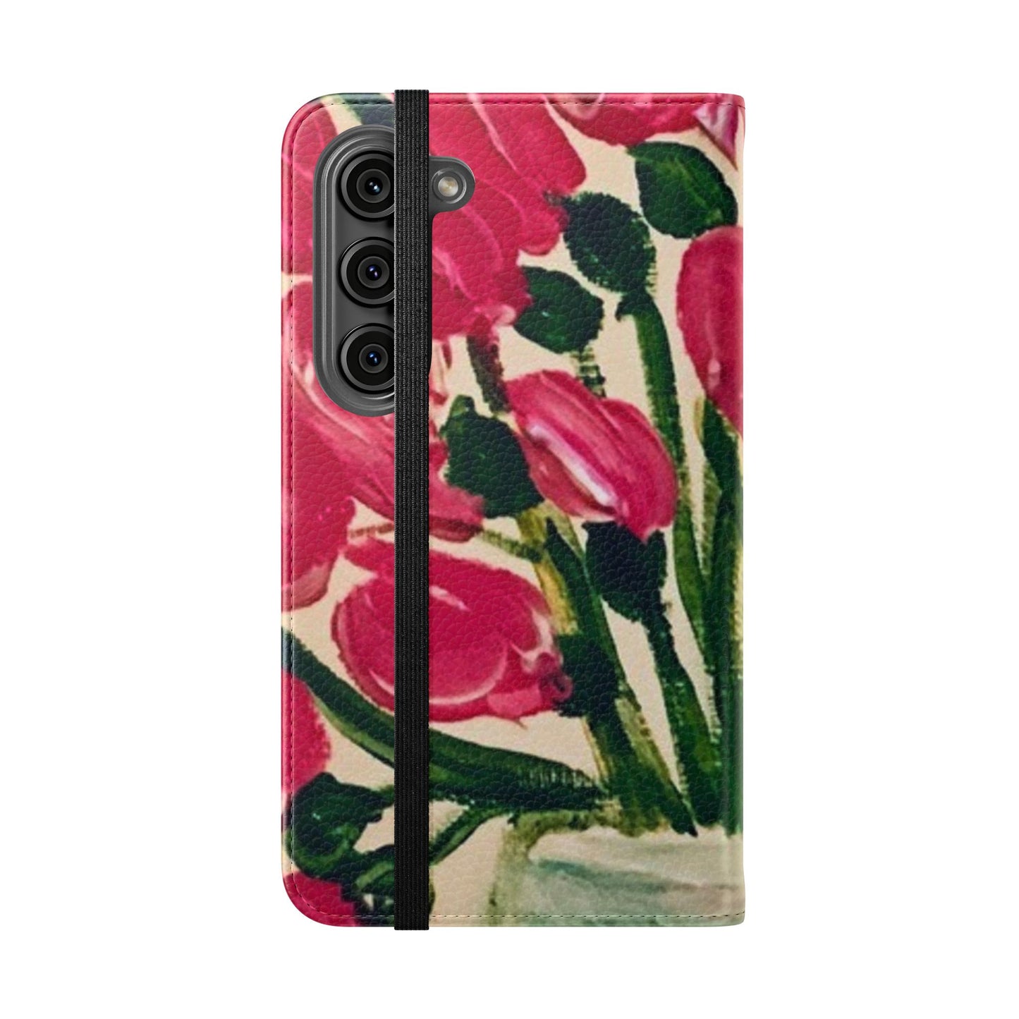Flip Case-Pink Tulips