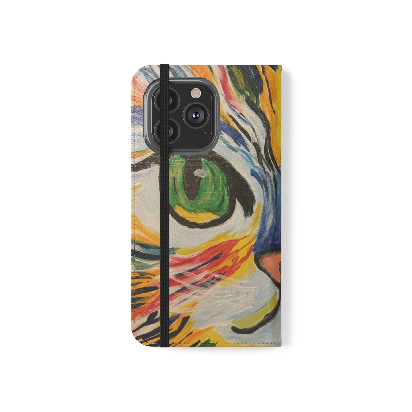 Flip Case-Hazel Eyed Cat