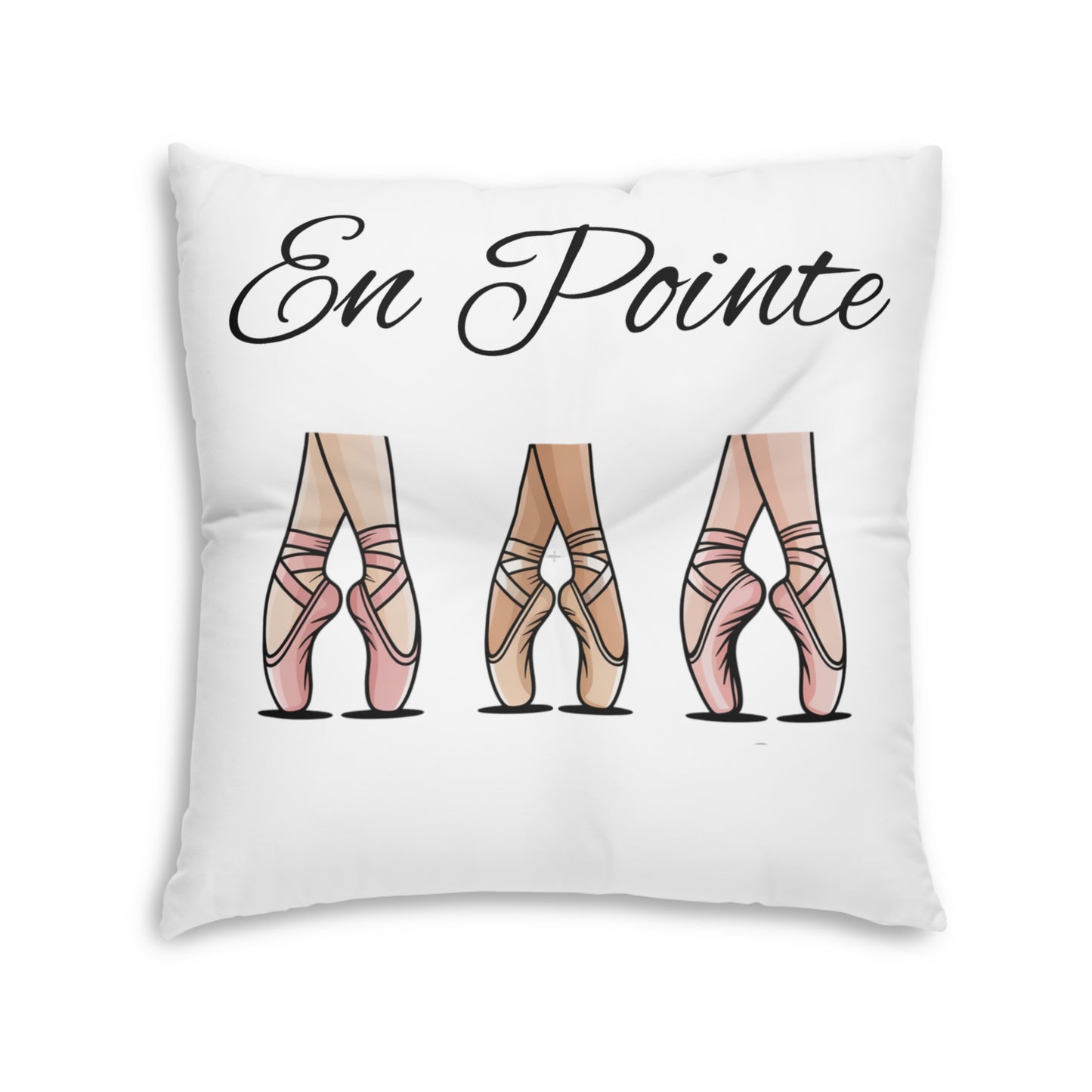 Tufted Floor Pillow~En Pointe